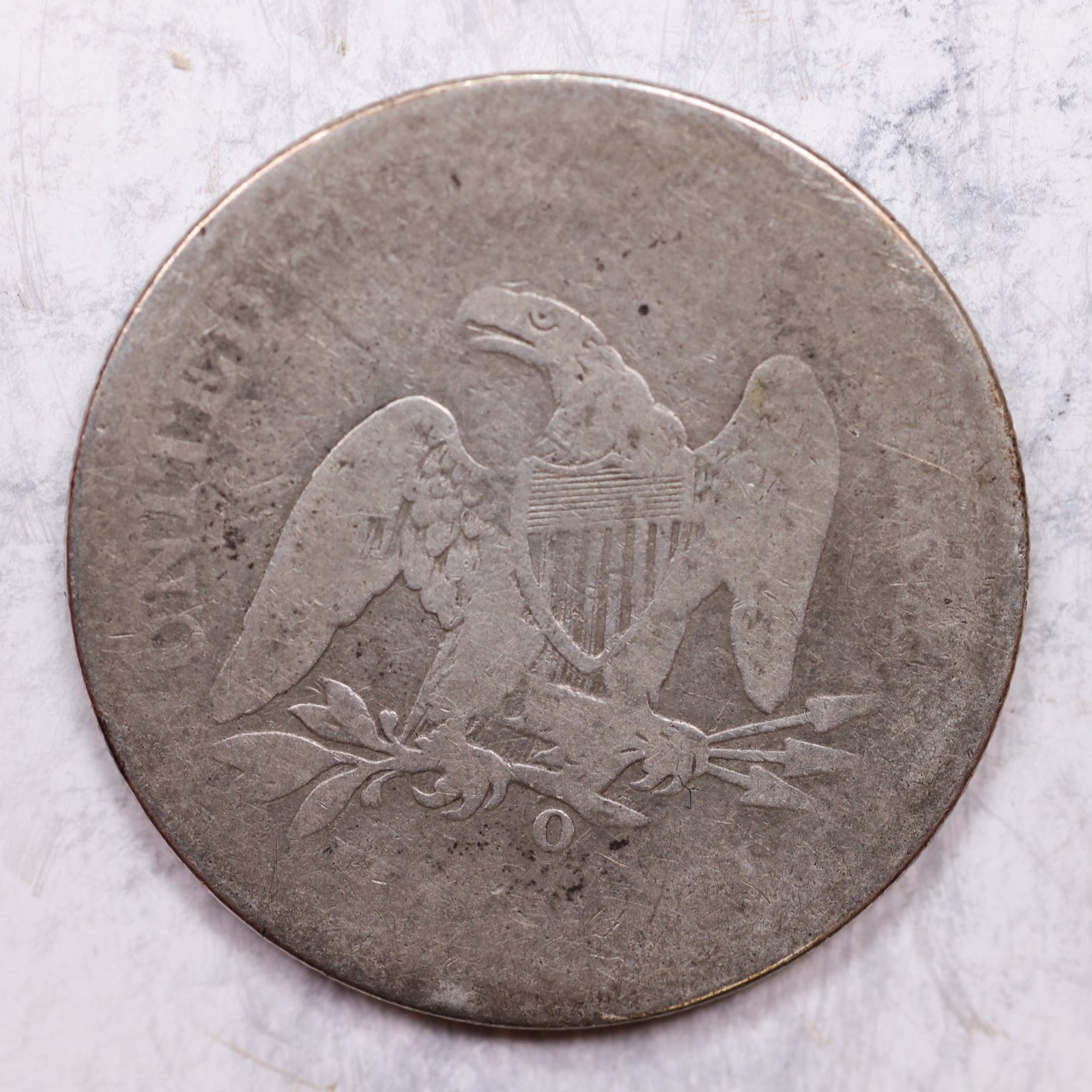 1861-O Liberty Seated Half Dollar, Good Circulated Coin, Store #HR1384