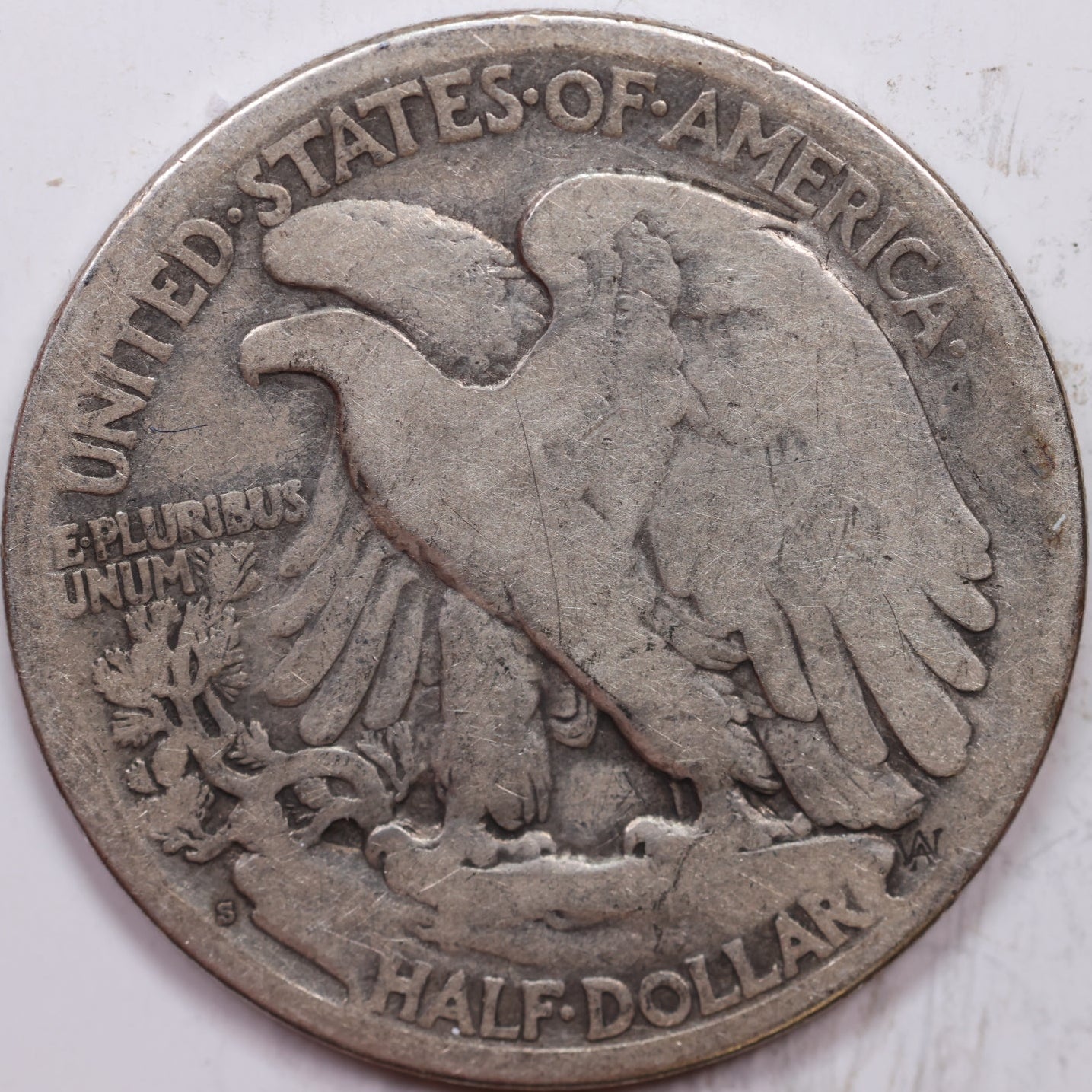 1918-S Walking Liberty Half Dollar, Good Circulated Coin, Store #HR1418