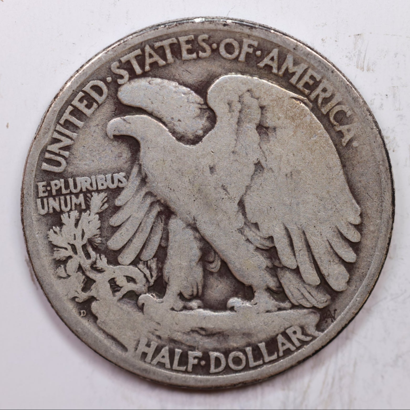 1920-D Walking Liberty Half Dollar, Good+ Circulated Coin, Store #HR1421