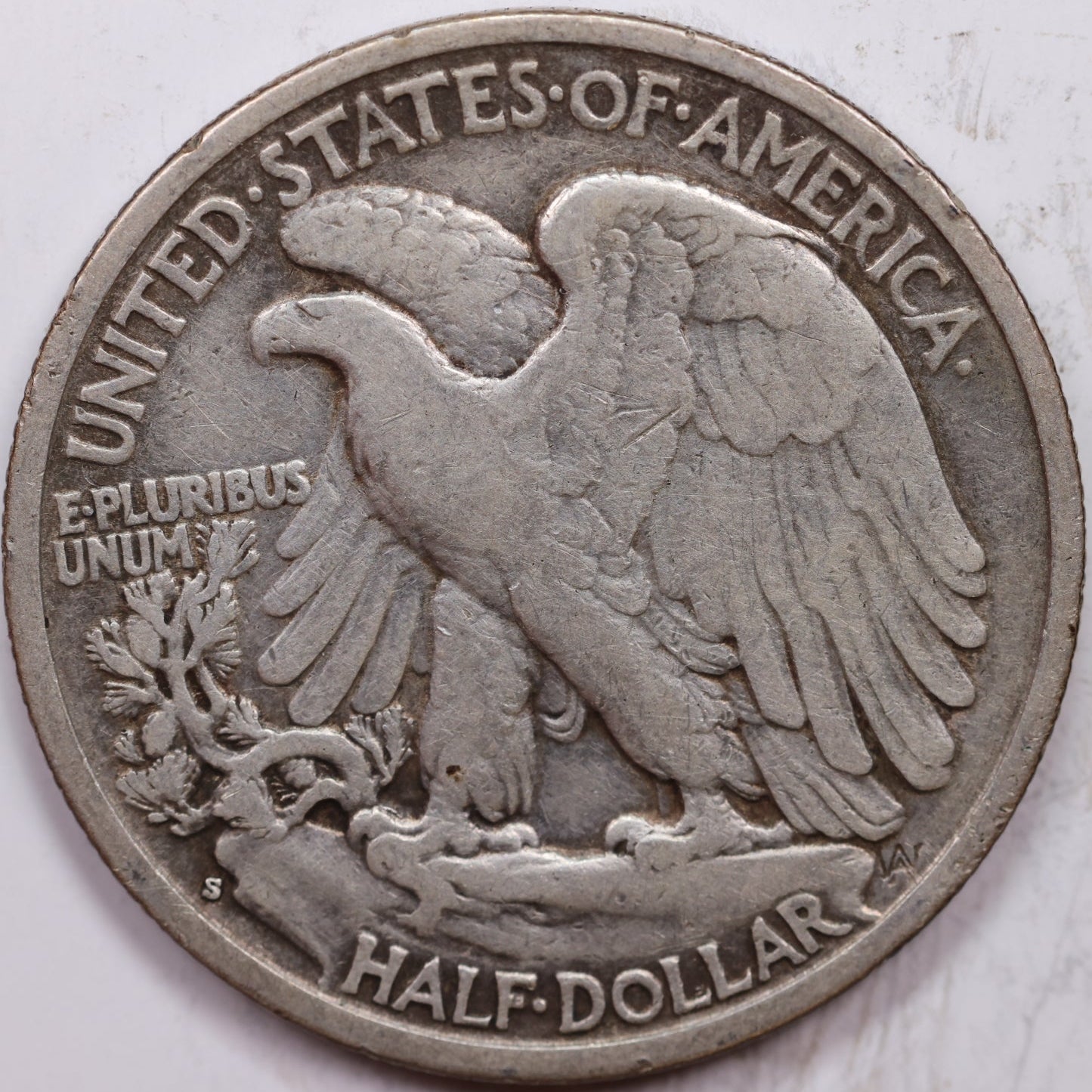 1937-S Walking Liberty Half Dollar, Fine+ Circulated Coin, Store #HR1427