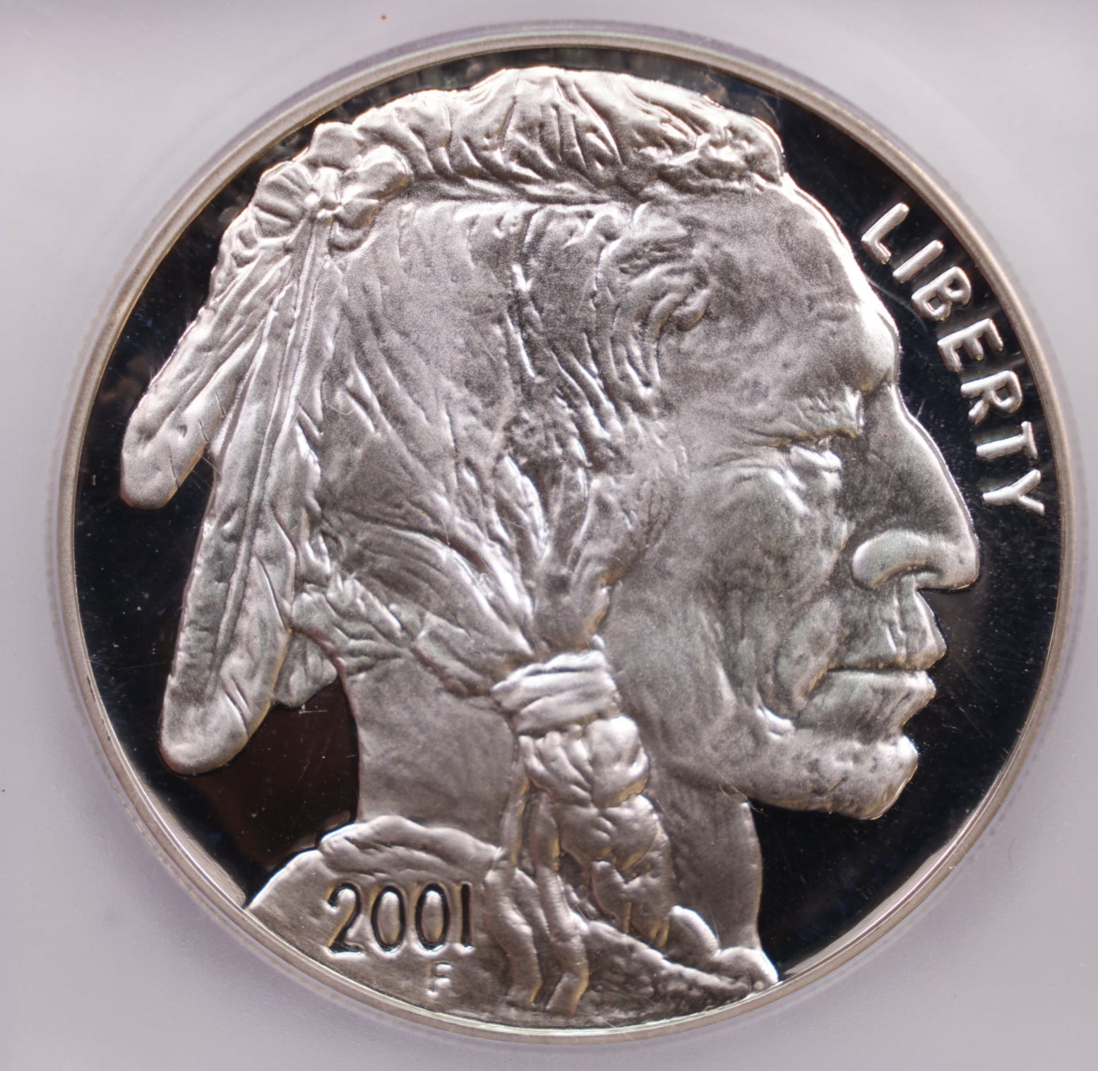 2001-P American Buffalo Commemorative, ICG PR70, Store #GMC165