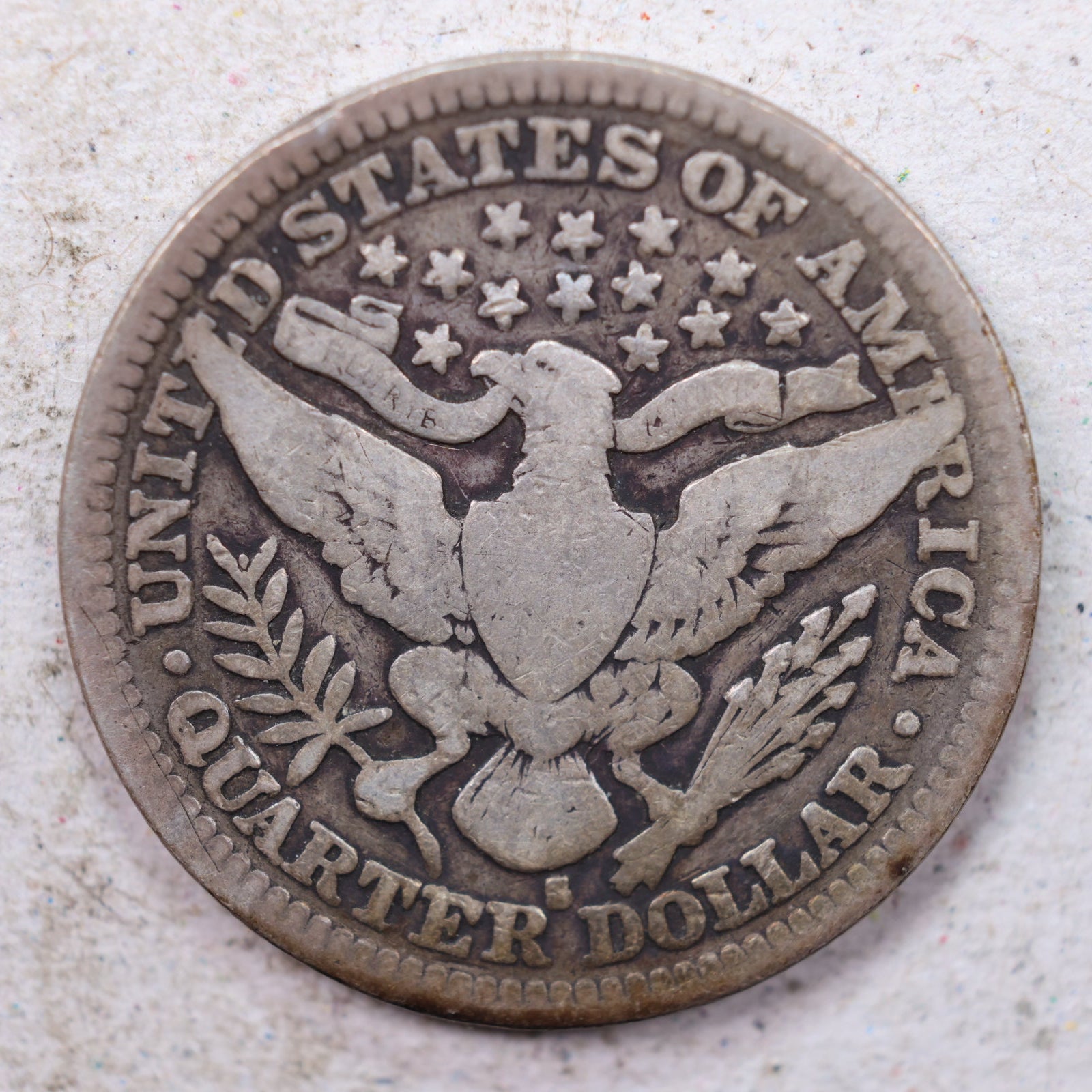1905-S Barber Silver Quarter, Very Good Circulated Coin, Store #QR1513