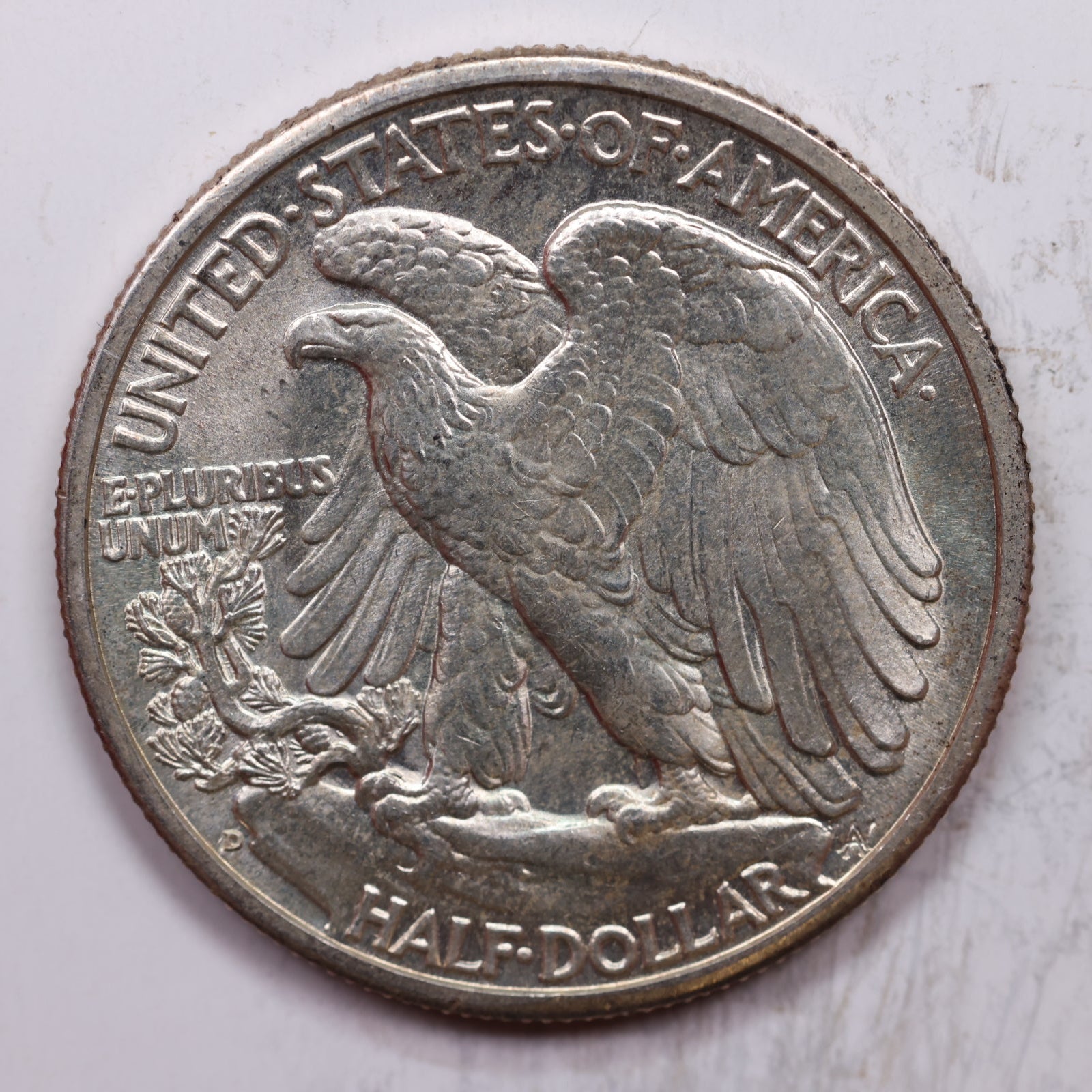 1943-D Walking Liberty Half Dollar, About Uncirculated+ Coin, Store #HR1433