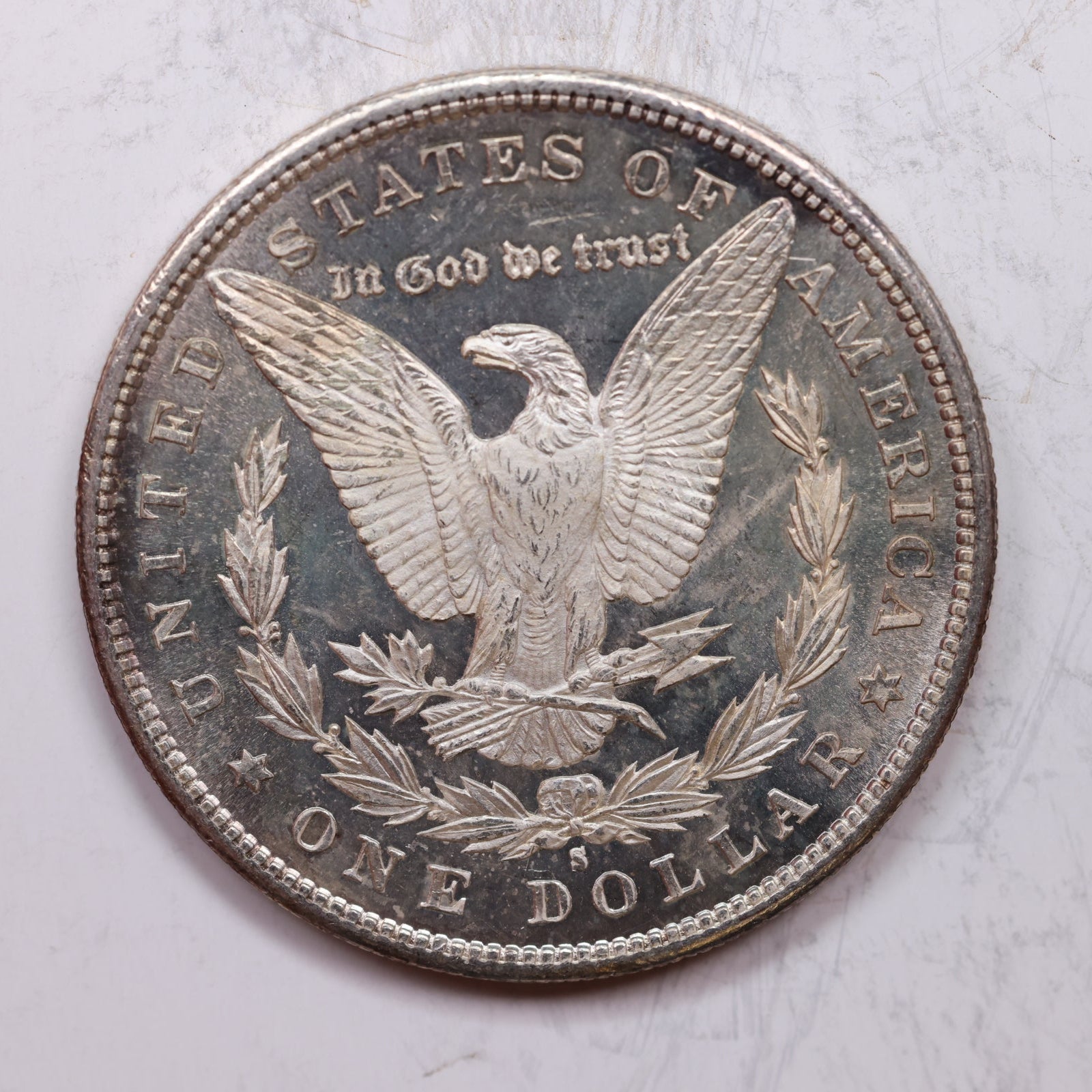 1880-S Morgan Silver Dollar, Mint State Coin, Store Sale #DR0108