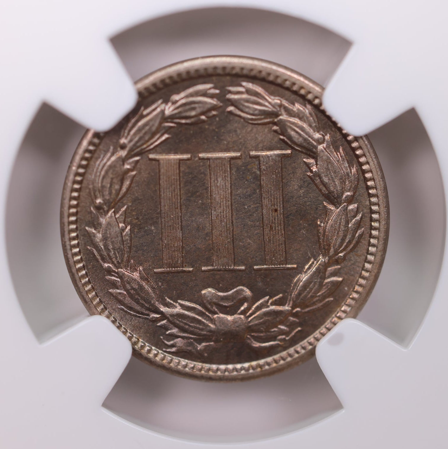 1886 3 Cent CN, Great Eye Appeal. NGC PF-65., SALE #G3C009