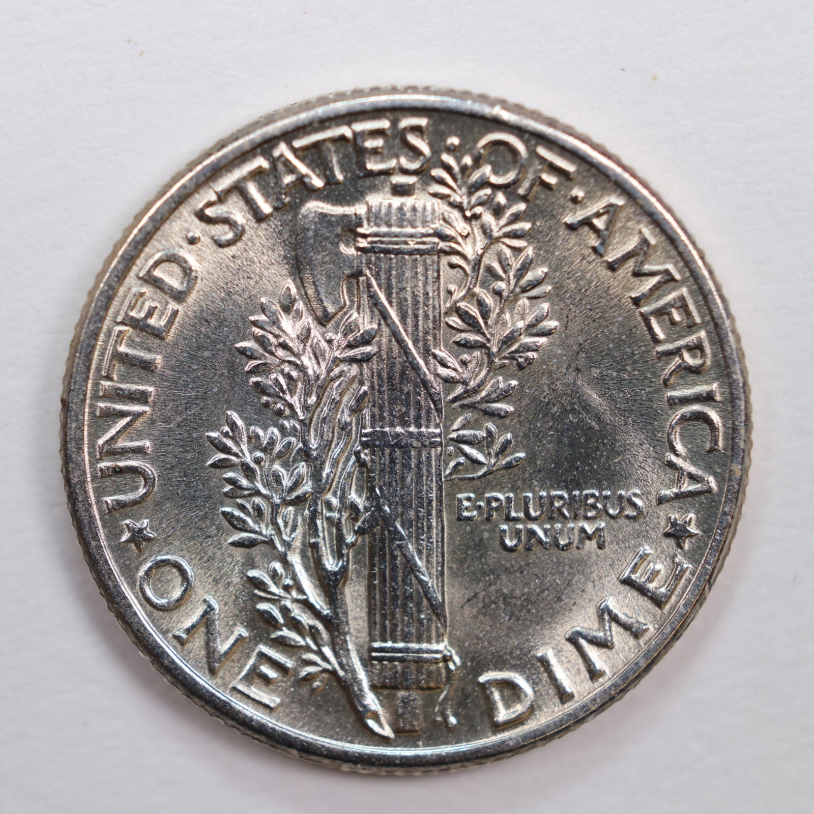 1944 Mercury Silver Dime., Nice Mint State Coin., STORE #DE0095