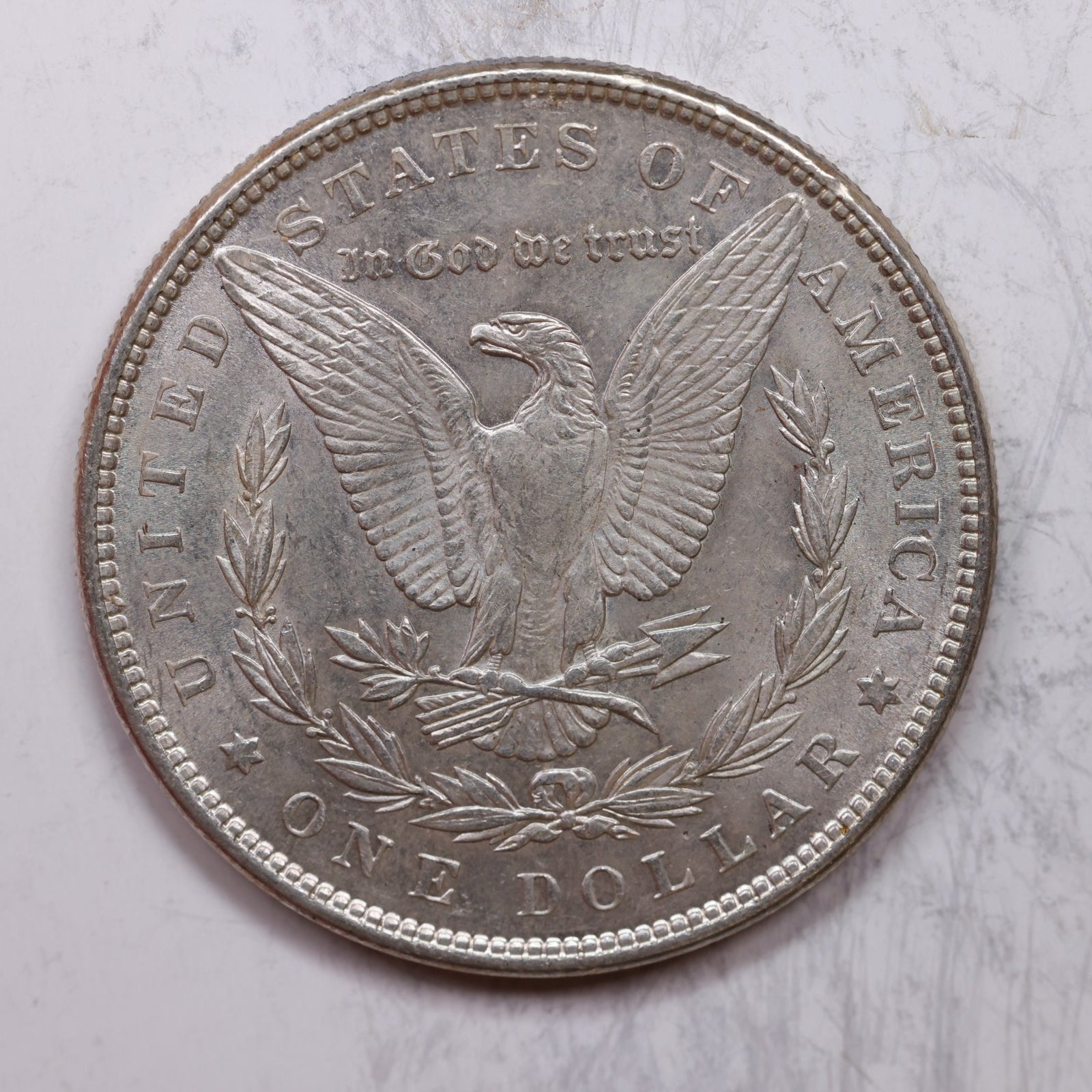 1886 Morgan Silver Dollar, Mint State Uncirculated Coin, Store Sale #DR0138
