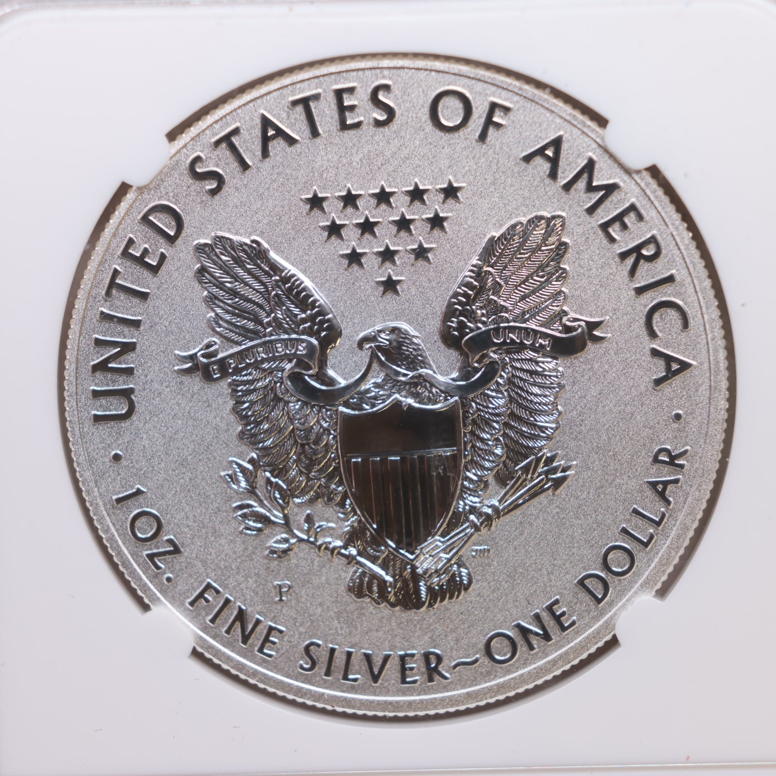 2011-P American Silver Eagle, 25th Anniversary, Reverse Proof, NGC PR-70, #AE0279