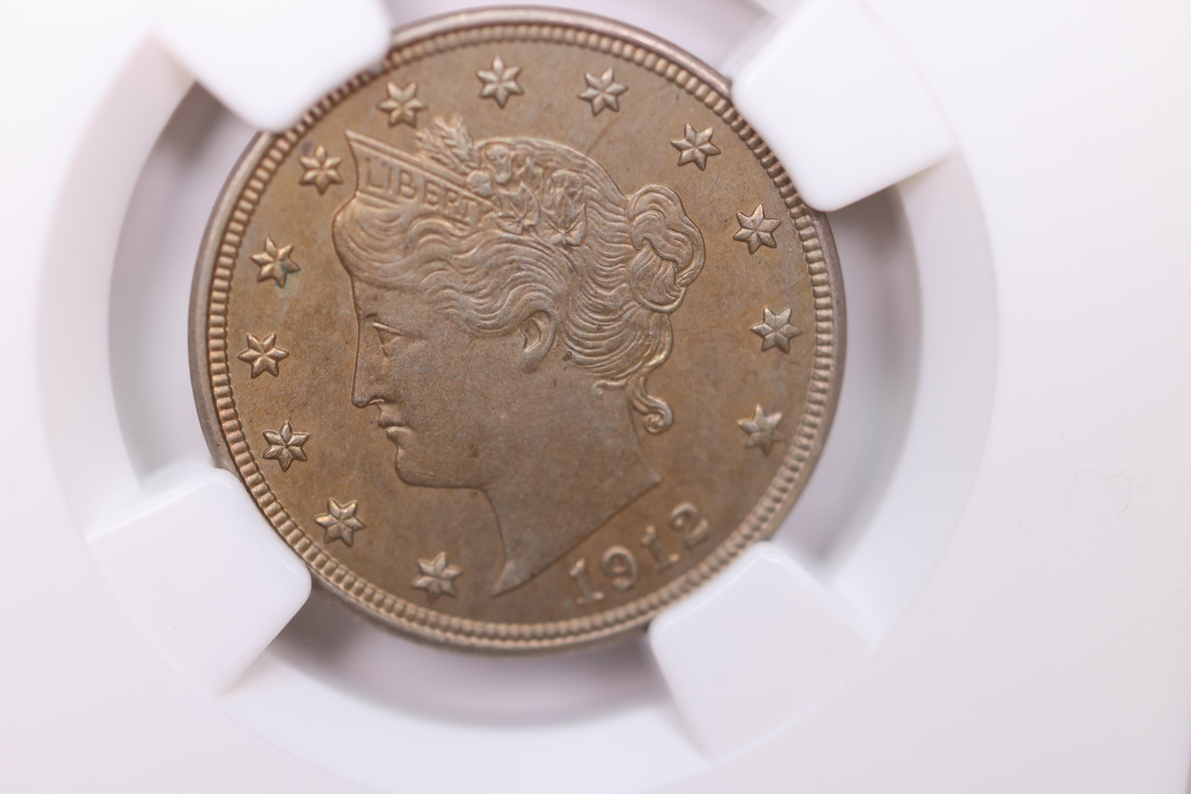 1912-S Liberty Nickel., KEY Date., NGC Certified MS-64., SALE #88222