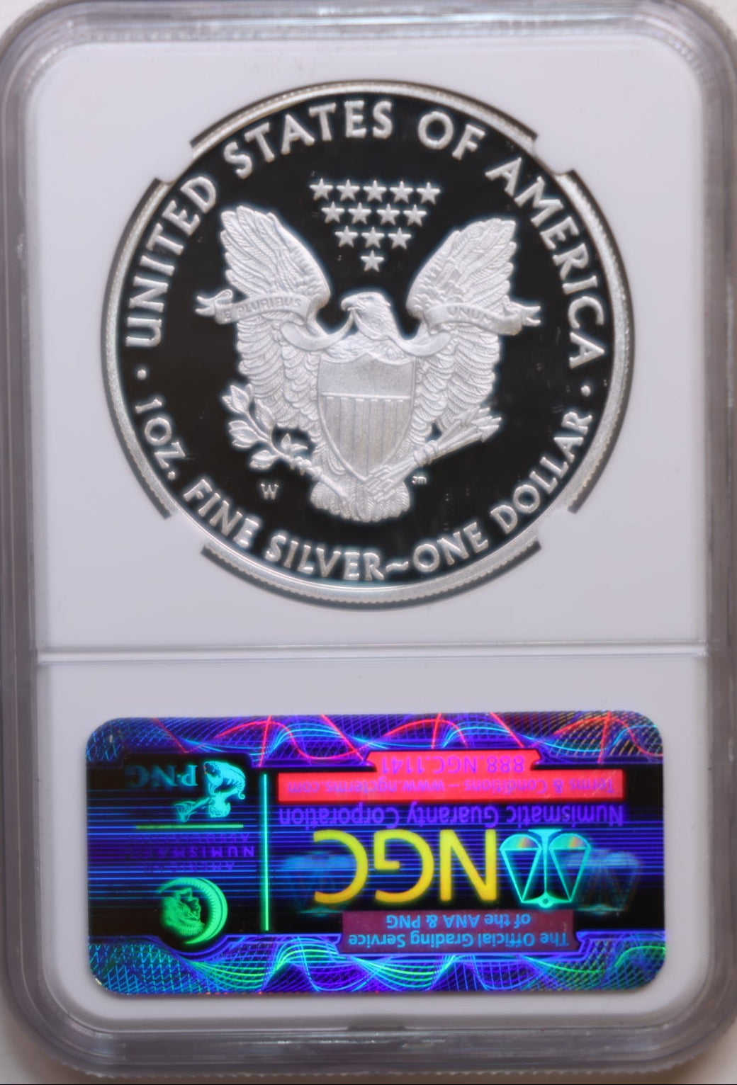 2011-W American Silver Eagle, 25th Anniversary, NGC PR-70, Store Sale #AE0280.