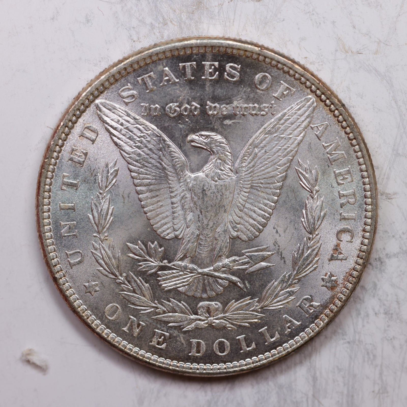 1887 Morgan Silver Dollar, Mint State Uncirculated Coin, Store Sale #DR0153