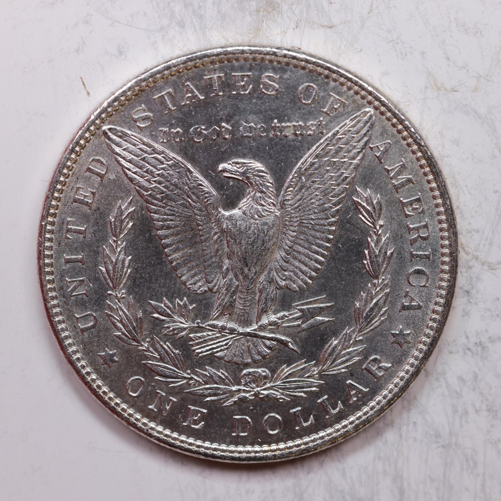 1887 Morgan Silver Dollar, Mint State Uncirculated Coin, Store Sale #DR0155