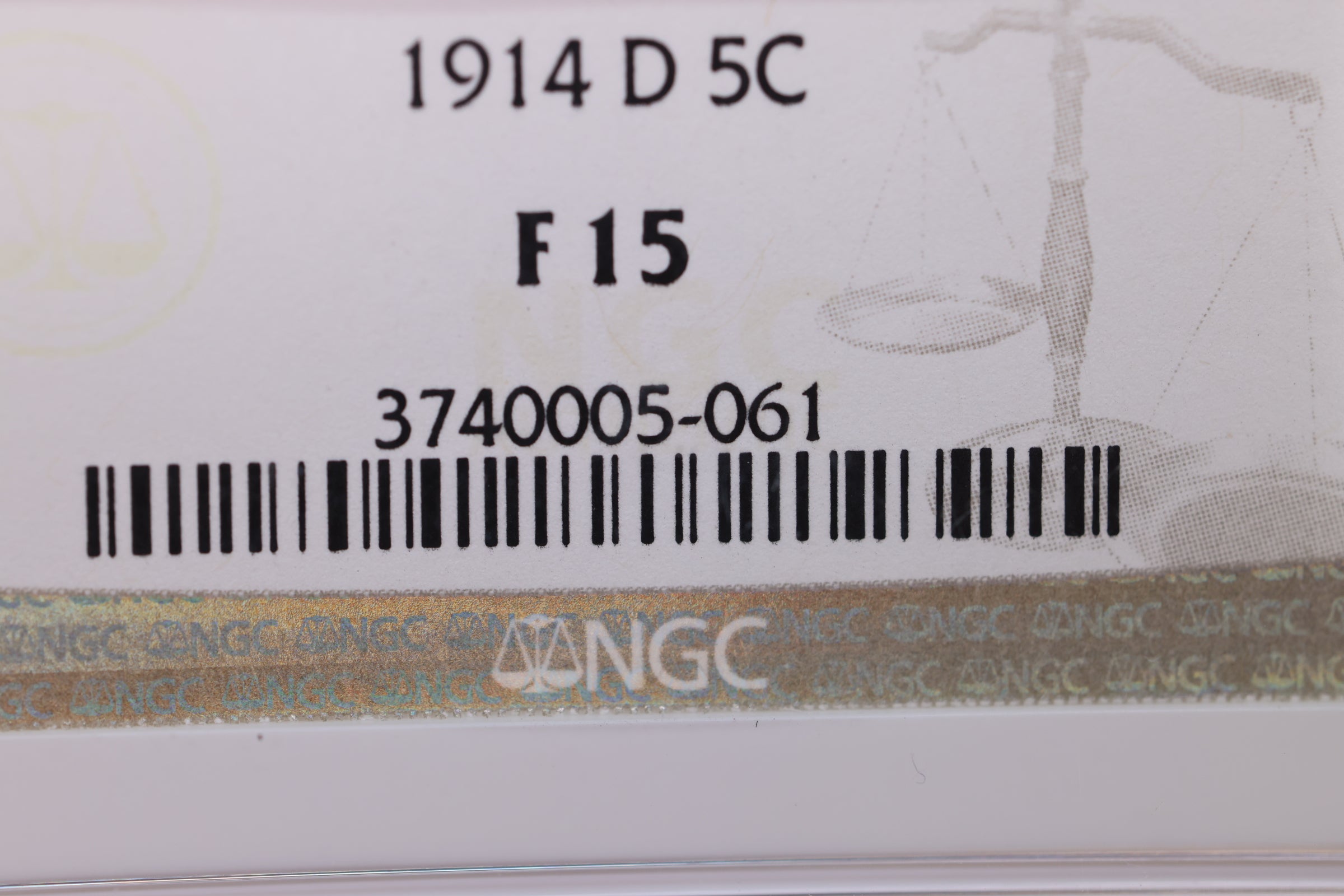 1914-D Buffalo Nickel., NGC Fine-15., SALE #88227