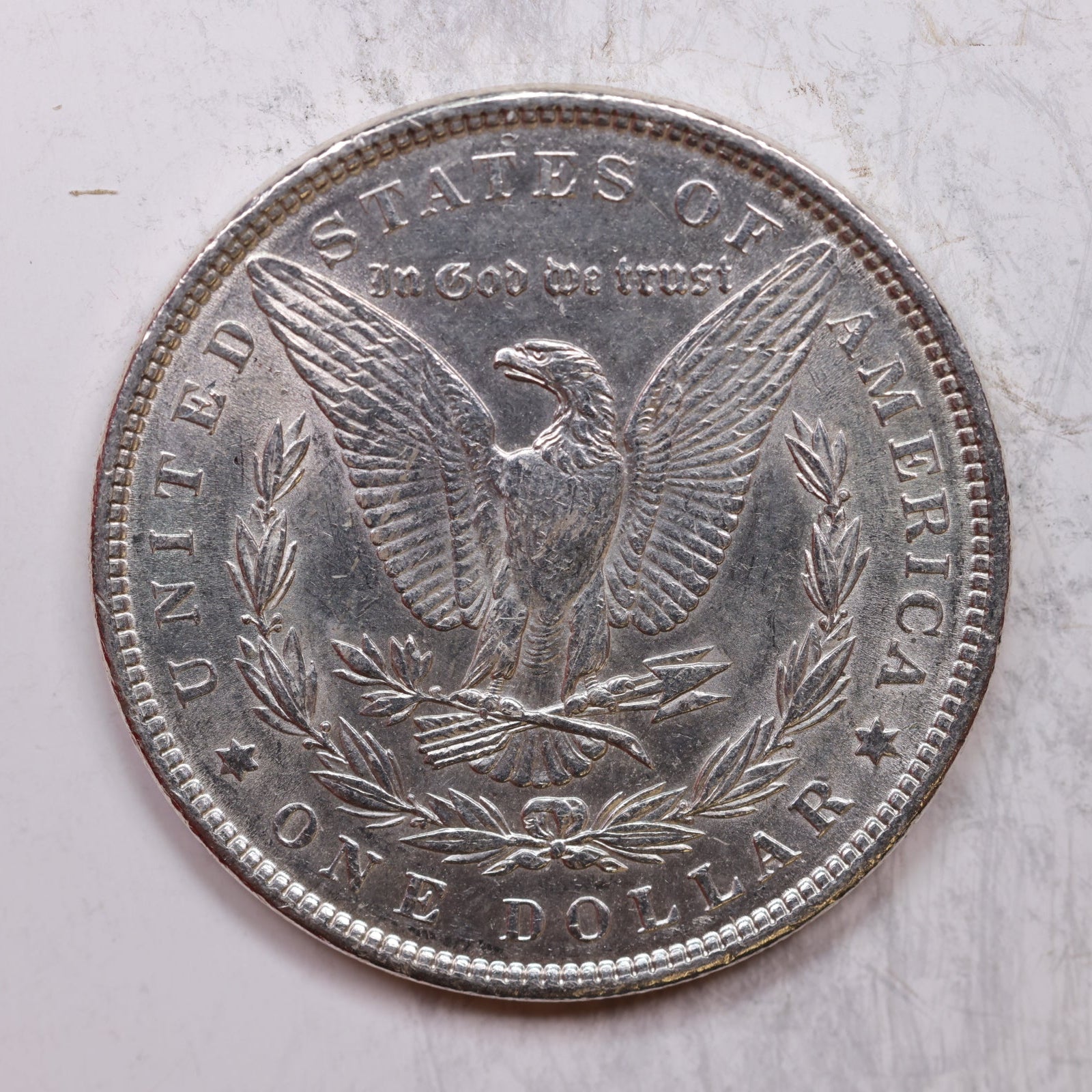 1889 Morgan Silver Dollar, Mint State Uncirculated Coin, Store Sale #DR0169