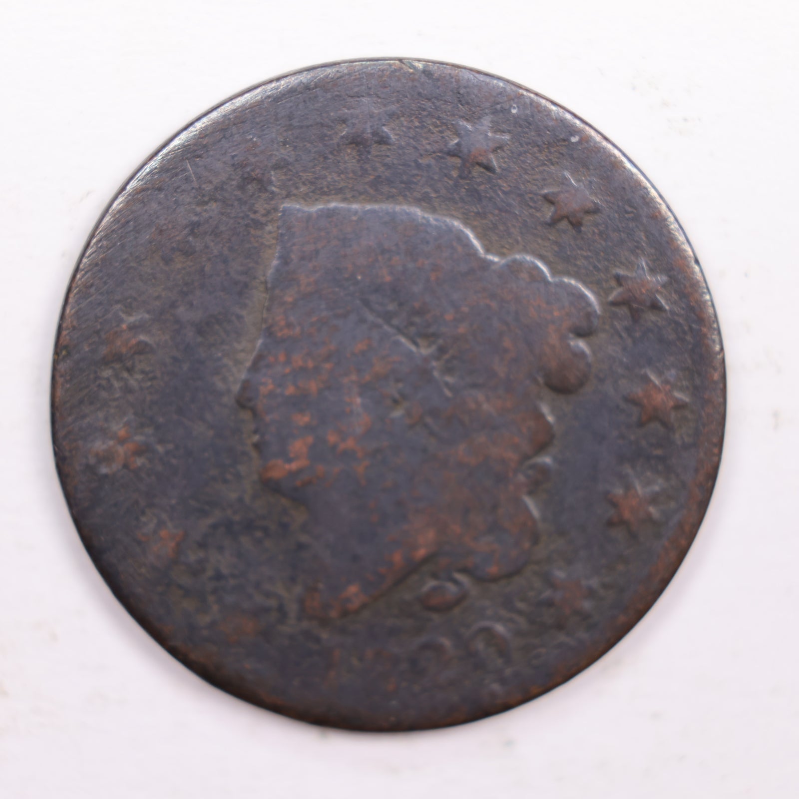 1820 Large Cent., Small Date., About Good Details., Circulated Coin., Store #CT0322