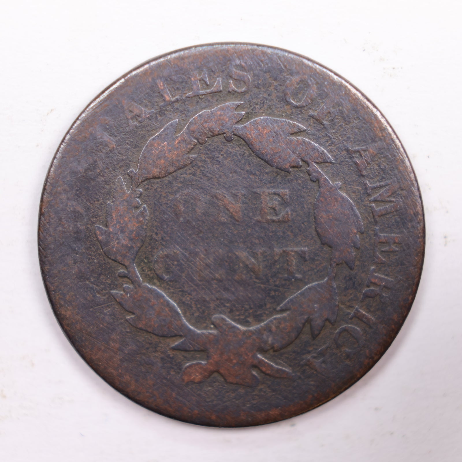 1820 Large Cent., Small Date., About Good Details., Circulated Coin., Store #CT0322