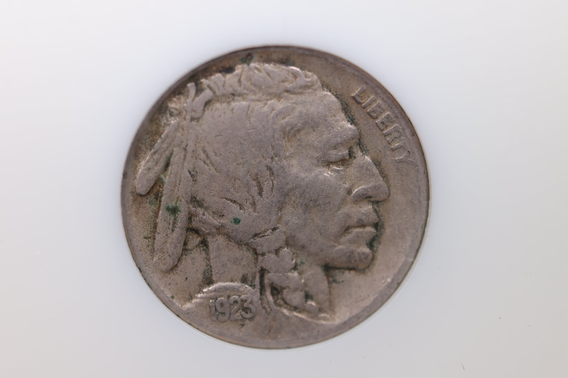 1923-S Buffalo Nickel. Harder Date., Very Fine Circulated Coin., SALE #88234