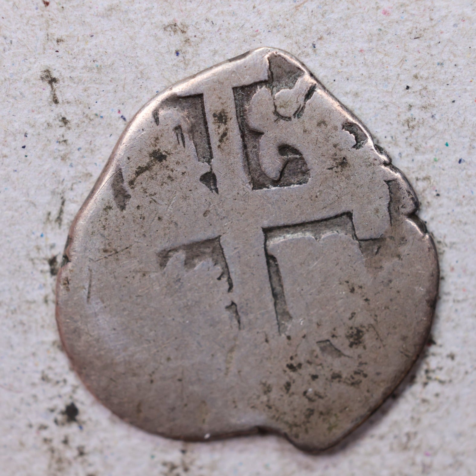 Spanish Half Real., COB., Circulated Coin., Store #1492