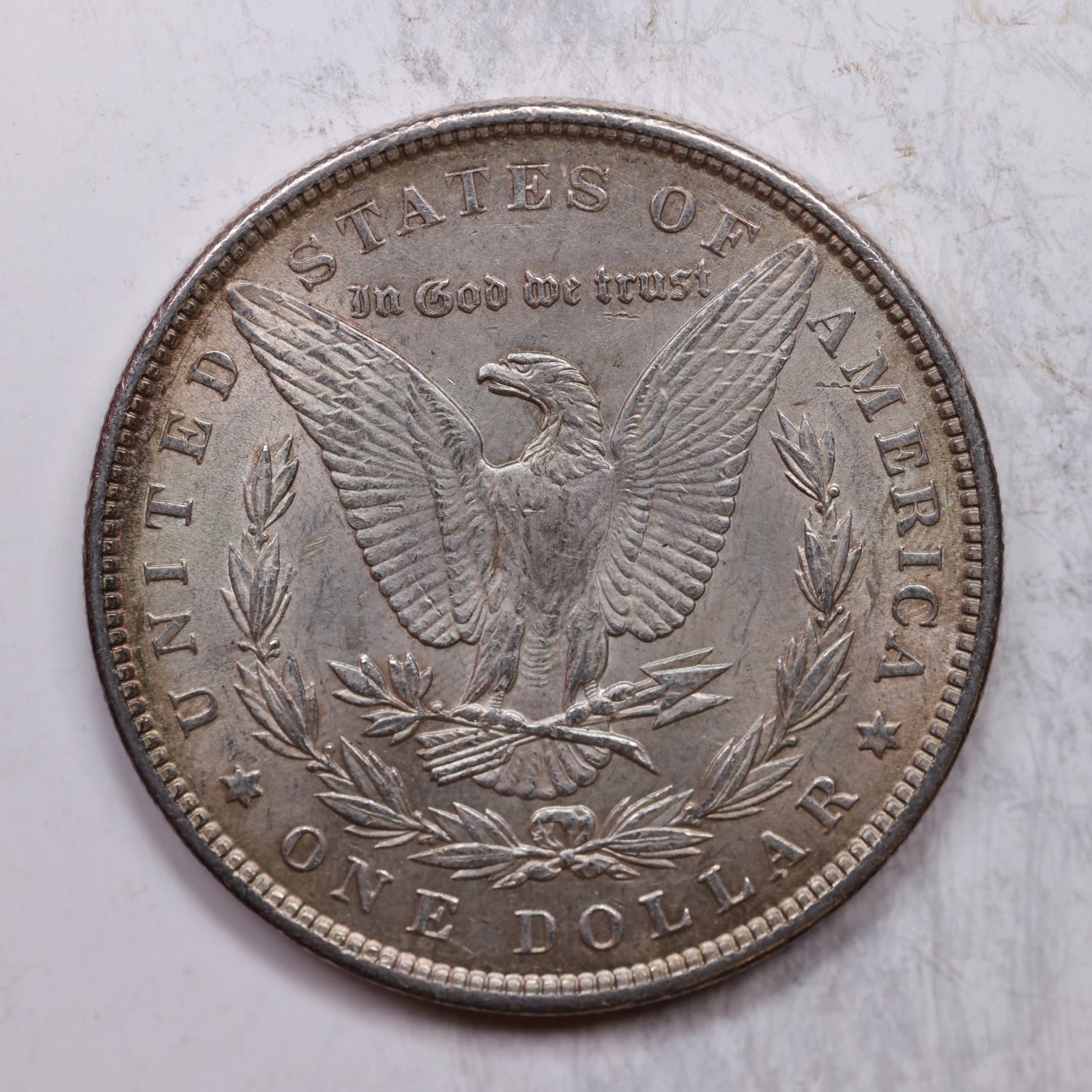 1896 Morgan Silver Dollar, Mint State Uncirculated Coin, Store Sale #DR0187
