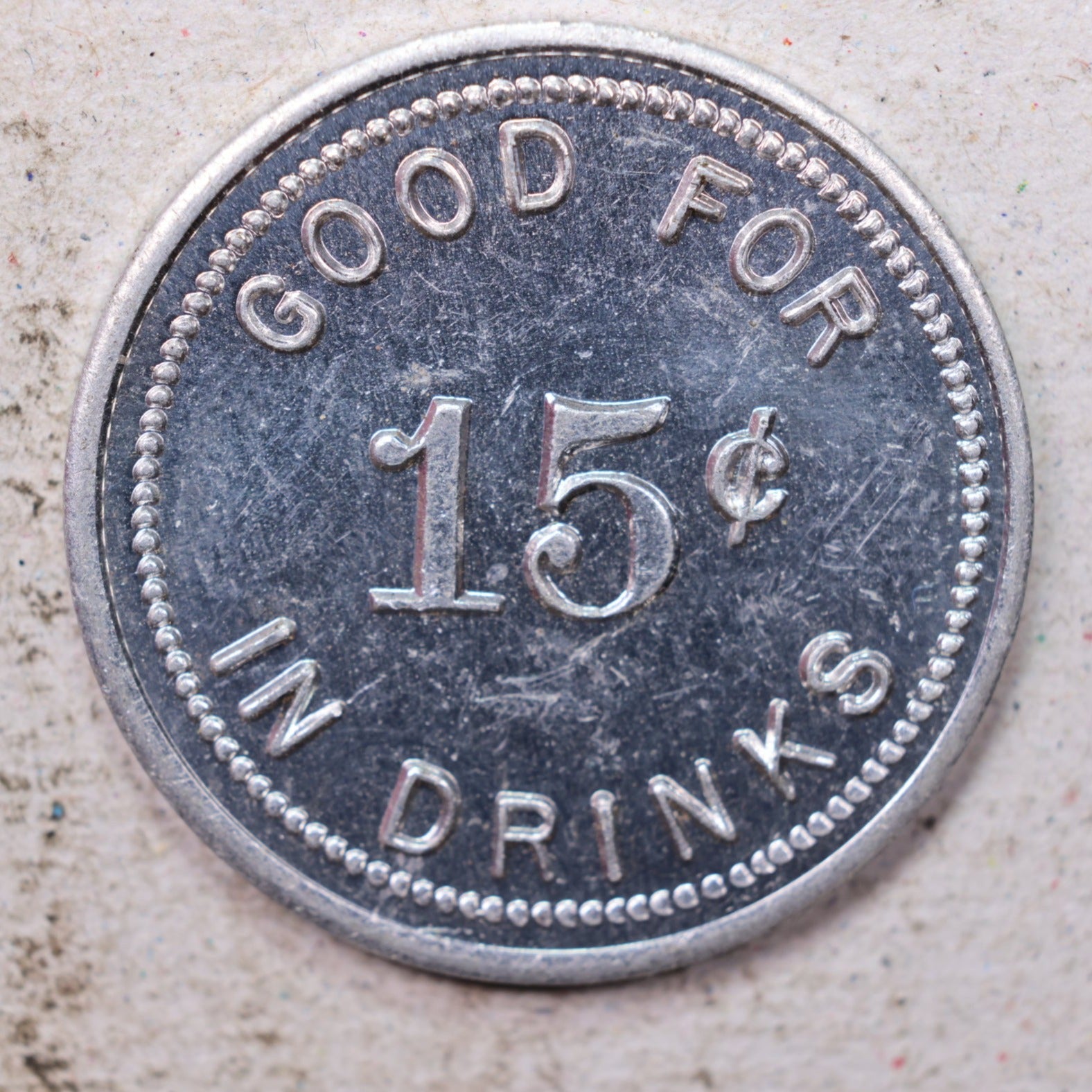 Token., Gleason, WI., Old Time Tavern., Store Sale #1945