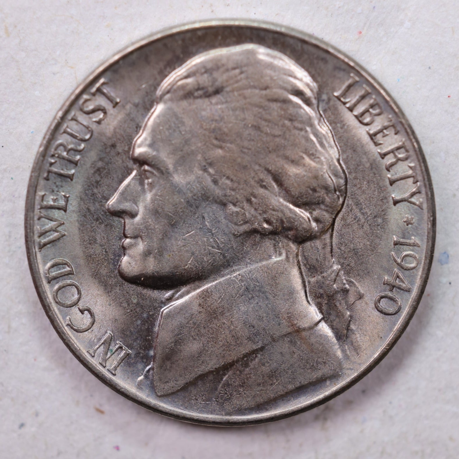 1940-S Jefferson Nickel, Uncirculated coin, Store #11009