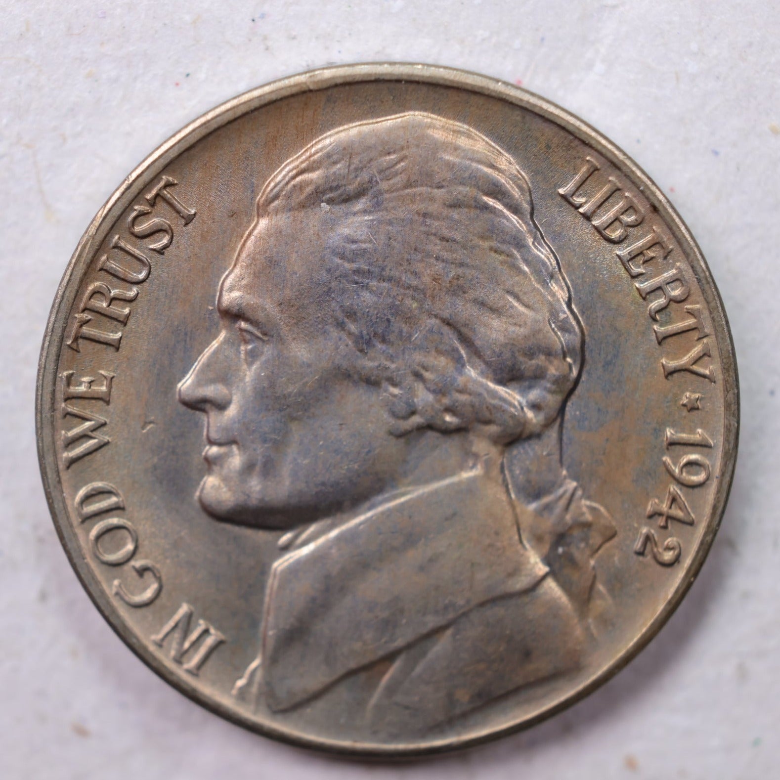 1942-D Jefferson Nickel, Uncirculated coin, Store #11014