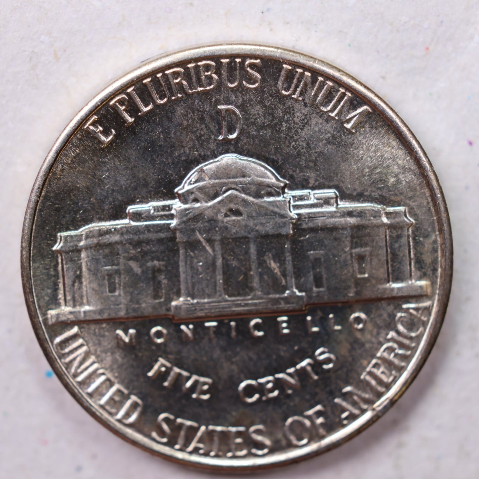 1943-D Jefferson Silver Nickel, Uncirculated coin, Store #UN943D