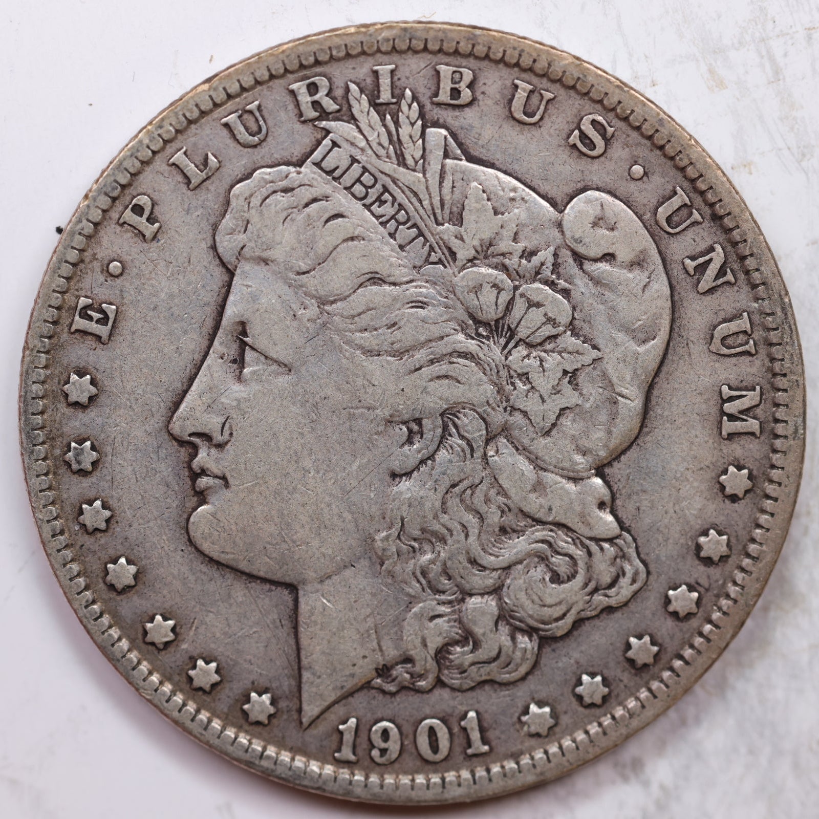 1901-O Morgan Silver Dollar, Very Fine+ Circulated Coin, Store Sale #DR0231