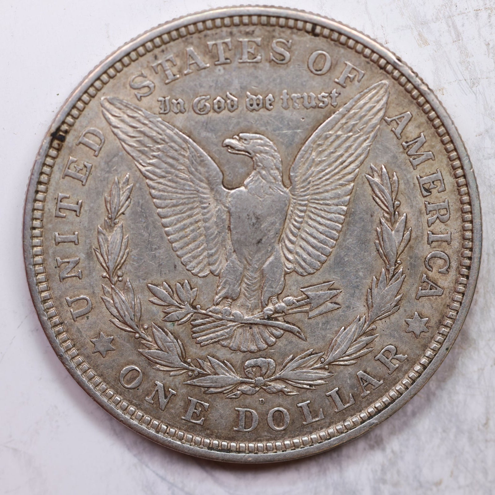 1921-D Morgan Dollar, Extra Fine Circulated Coin, Store #DR0267