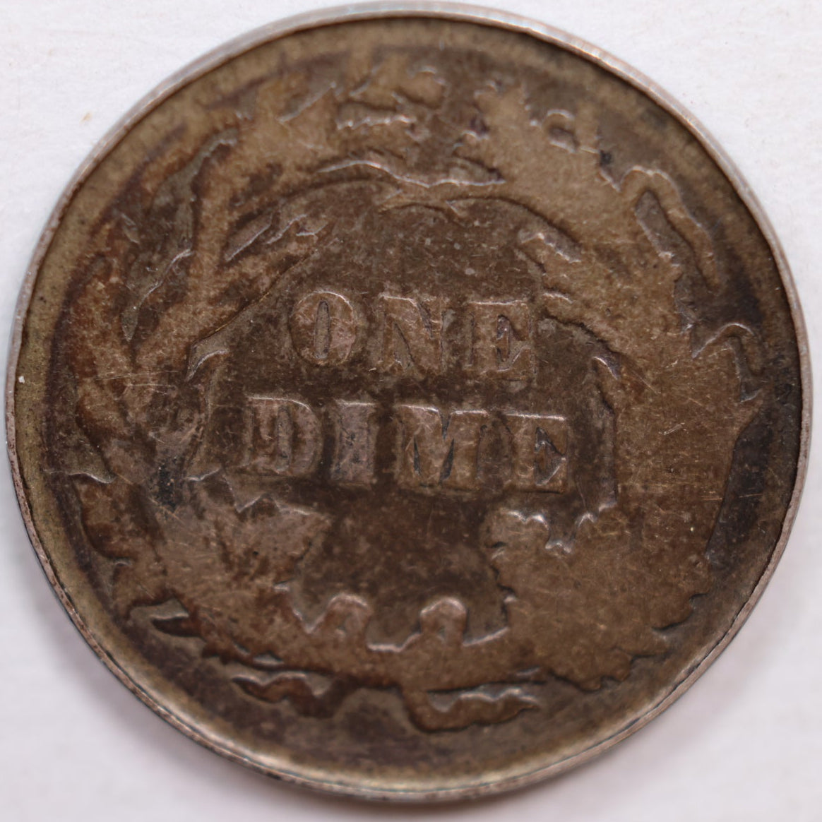 1889 Seated Liberty Dime, Very Good Circulated Coin, Details, Store #DE794