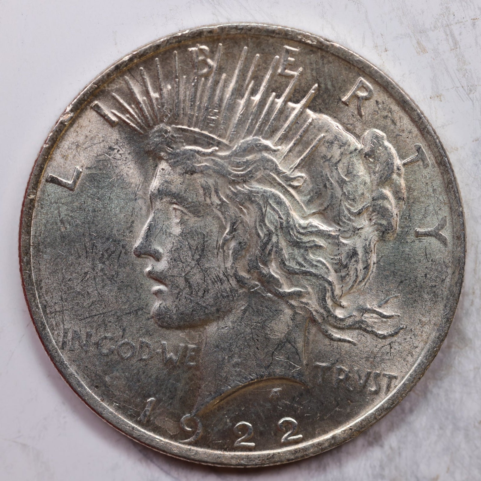 1922 Peace Dollar, Uncirculated Coin, Store Sale #DR0294
