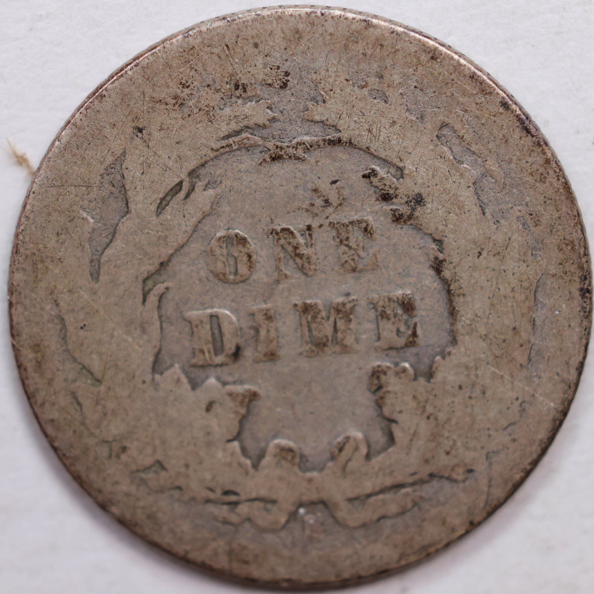 1891-S Seated Liberty Dime, Fair Circulated Coin, Store #DE804