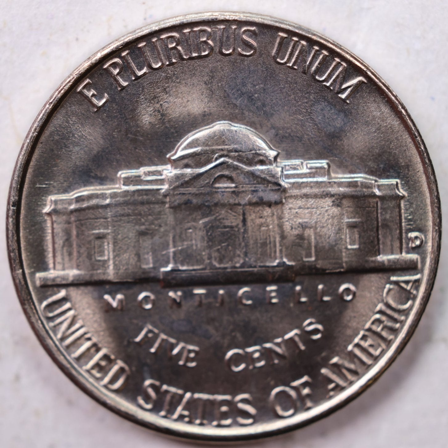 1955-D Jefferson Nickel, Uncirculated coin, Store #UN955D
