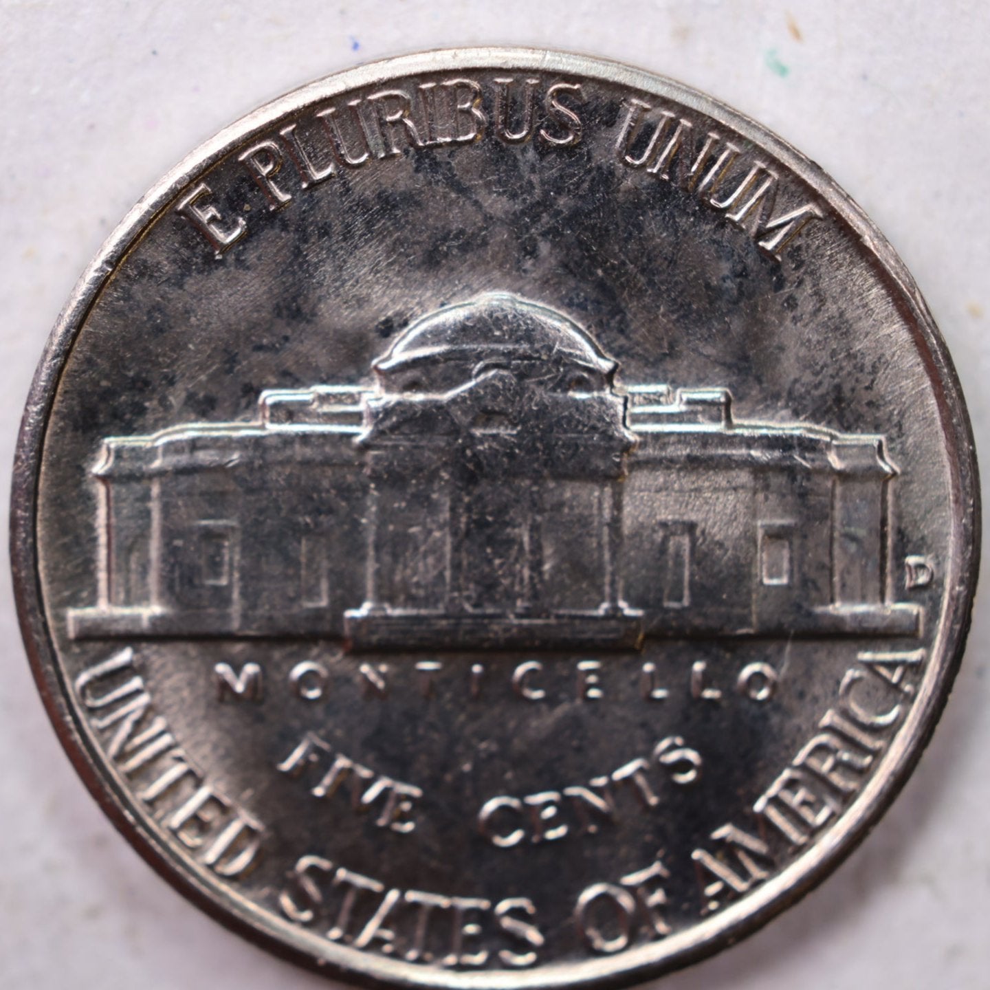 1957-D Jefferson Nickel, Uncirculated coin, Store #UN957D