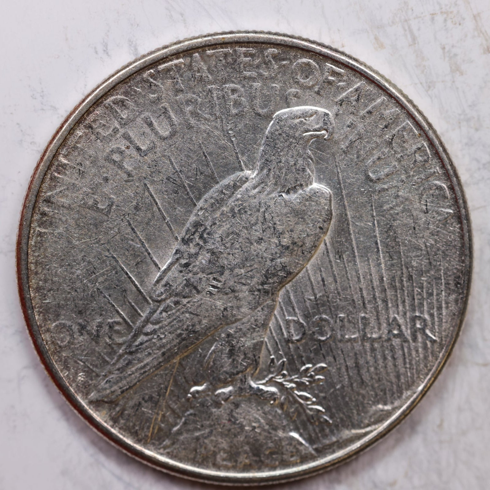 1923-S Peace Dollar, About Uncirculated Coin, Store #DR0315