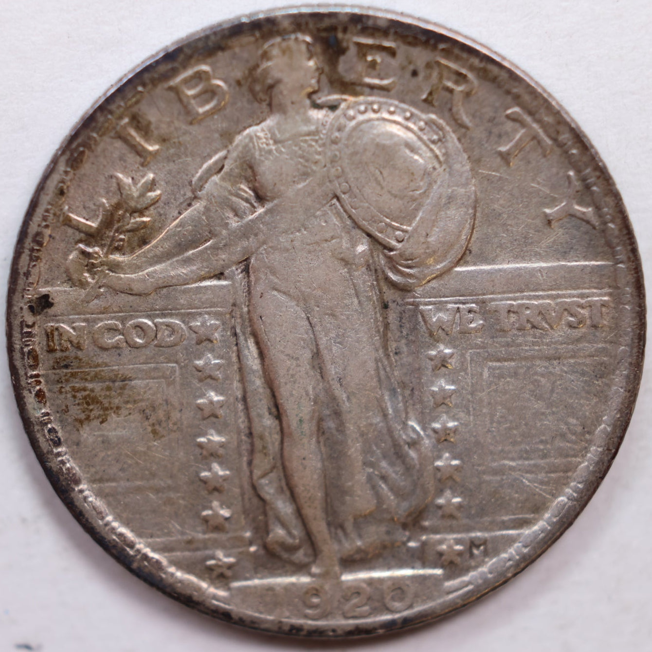 1920 Standing Liberty Quarter, Very Fine+ Circulated Coin, Store #QR1057