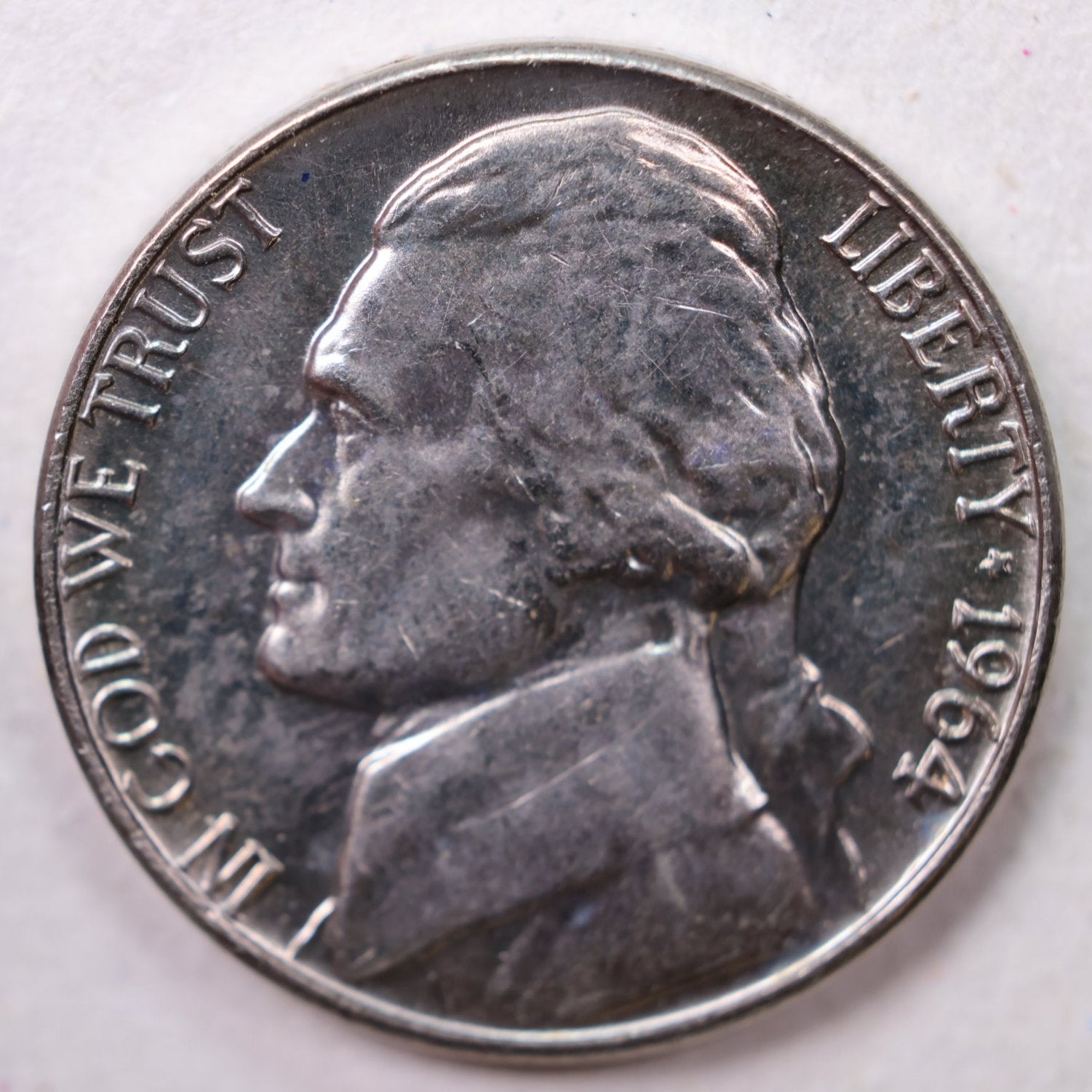 （あまと）Government Nickel Finish エングレーブ 05 1964 Jefferson Nickel NGC Proof 69 Ultra Cameo Everest - Rare