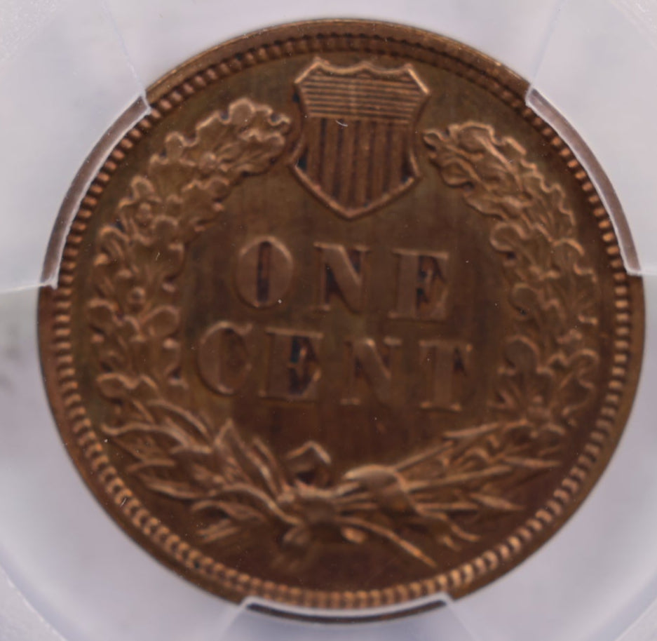 1885 Indian Head Cents., PROOF STRIKE., PCGS PR65 Brown, Store #GSCT001