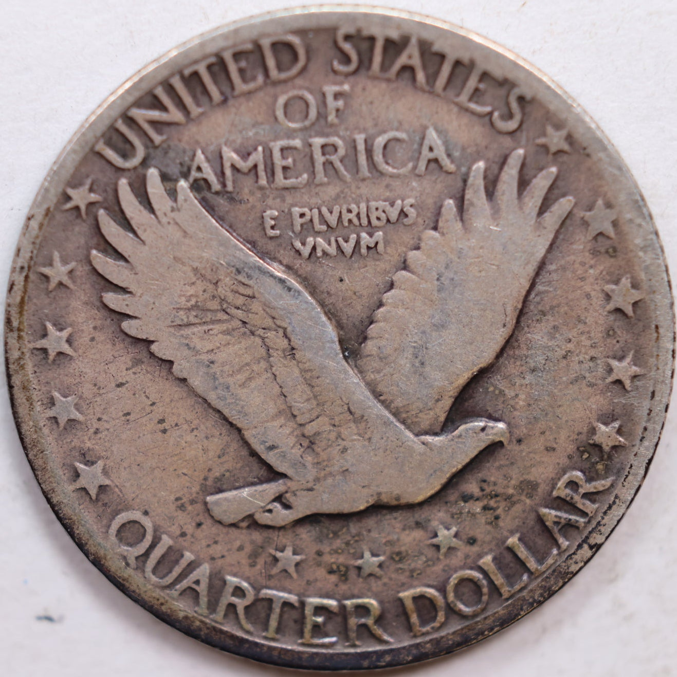 1925 Standing Liberty Quarter, Very Good Circulated Coin, Details, Store #QR1066
