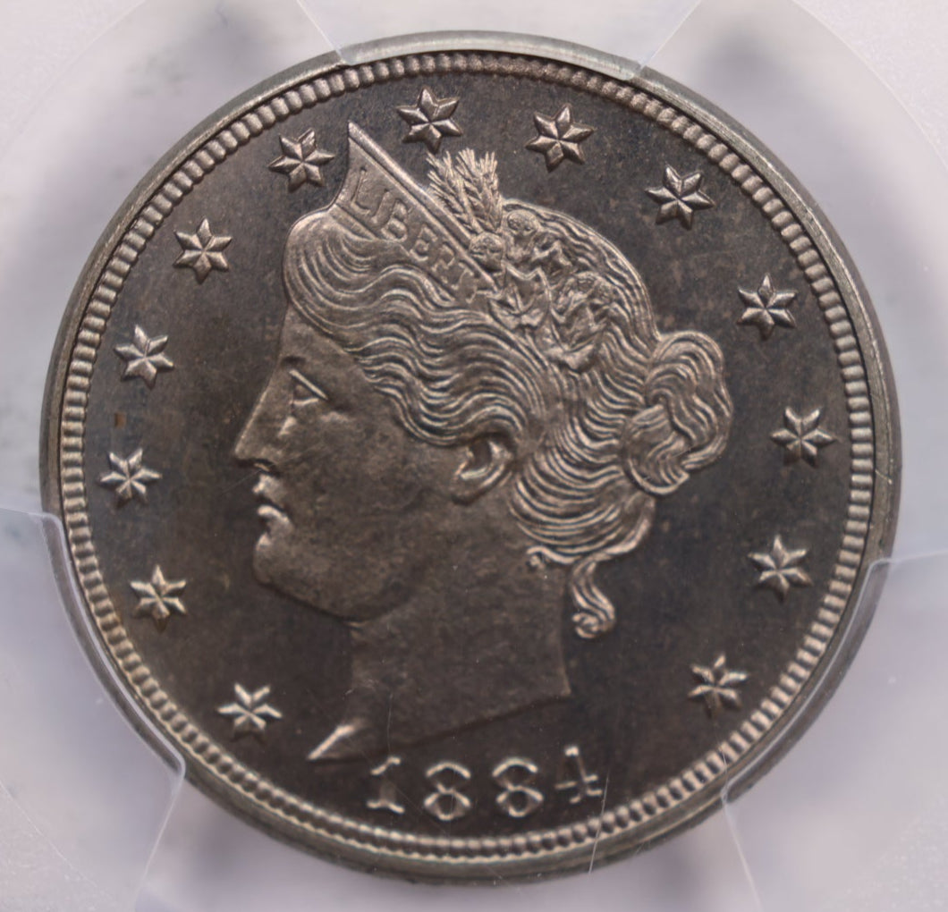 1884 Liberty Nickel., GEM PROOF., PCGS PR65., Store #GNL003