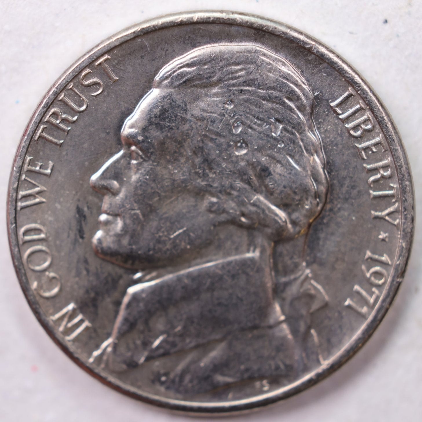 1971 Jefferson Nickel, Uncirculated coin, Store #UN971