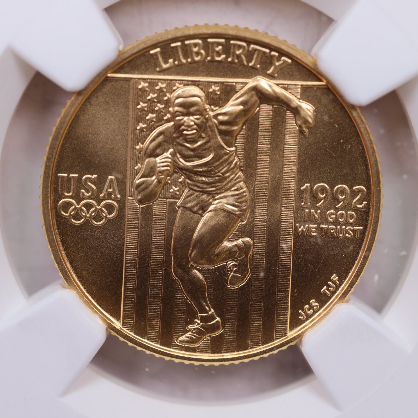 1992-W $5, Gold Commemorative, Mint Strike, NGC MS-70, Store #GMC001.