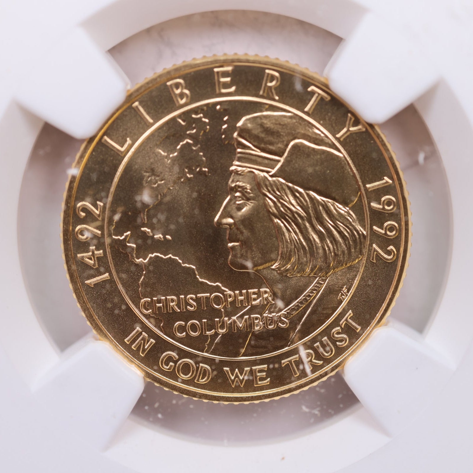 1992-W $5, Gold Commemorative, Mint Strike, NGC MS-69, Store #GMC003.