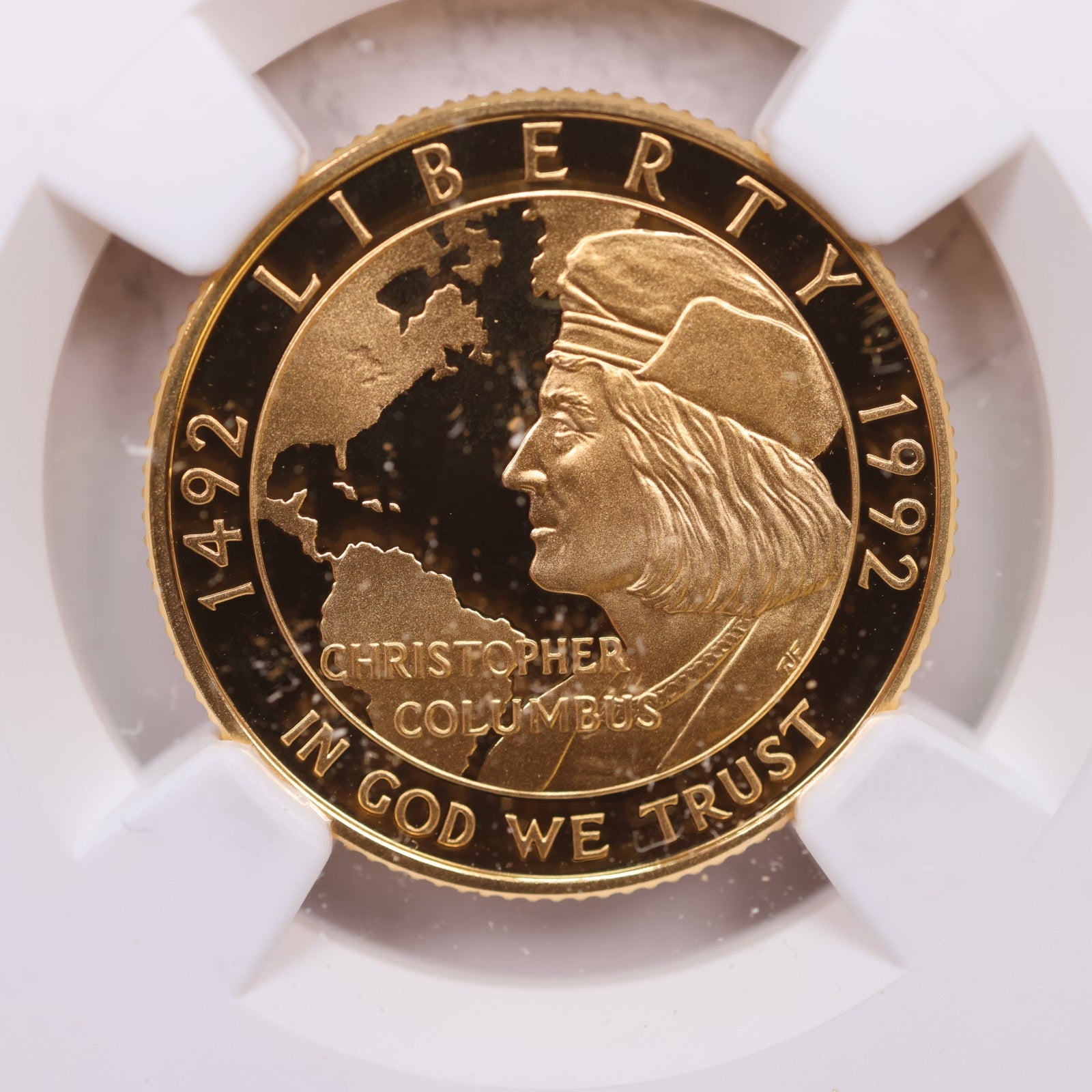 1992-W $5, Gold Commemorative, Proof Strike, NGC PF-69, Store #GMC004.
