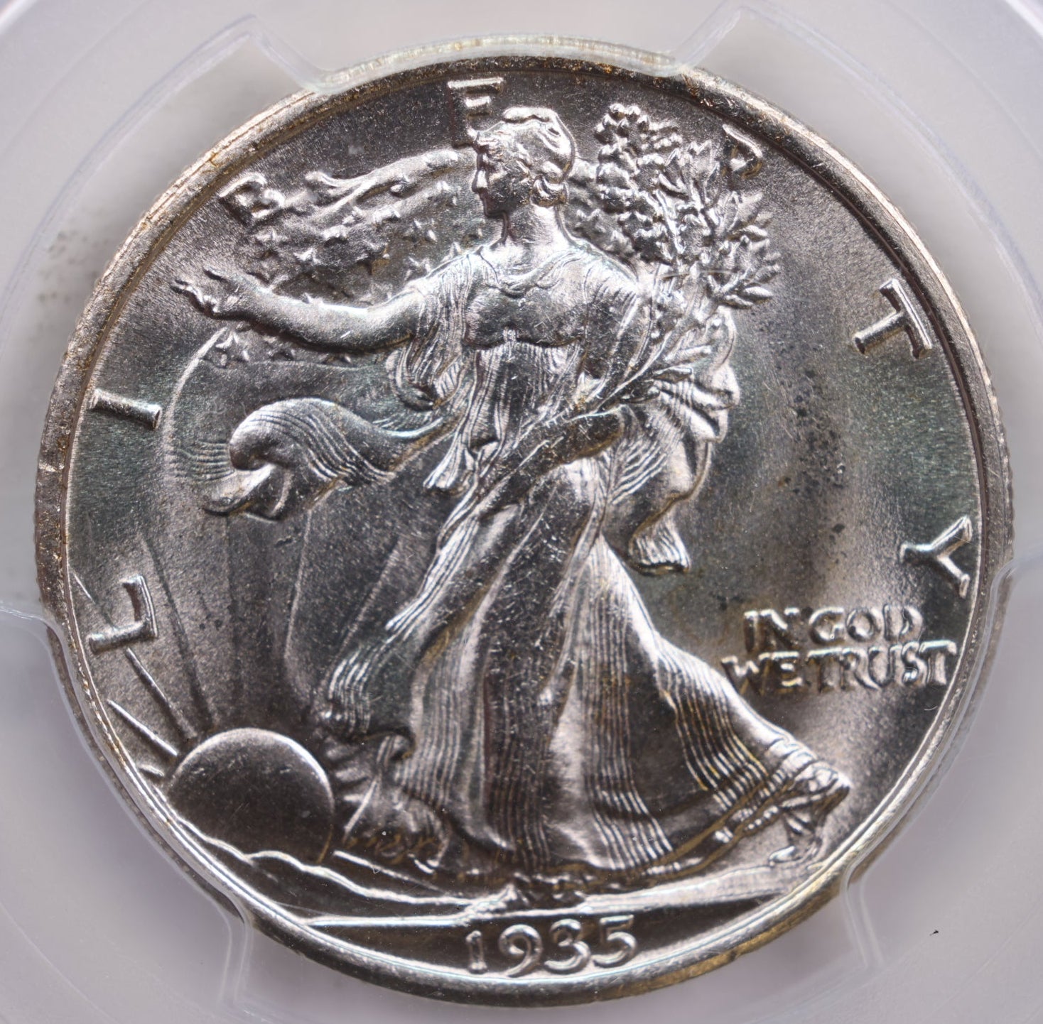 1935 Walking Liberty Half Dollar., PCGS MS-65., Store #GHR0008