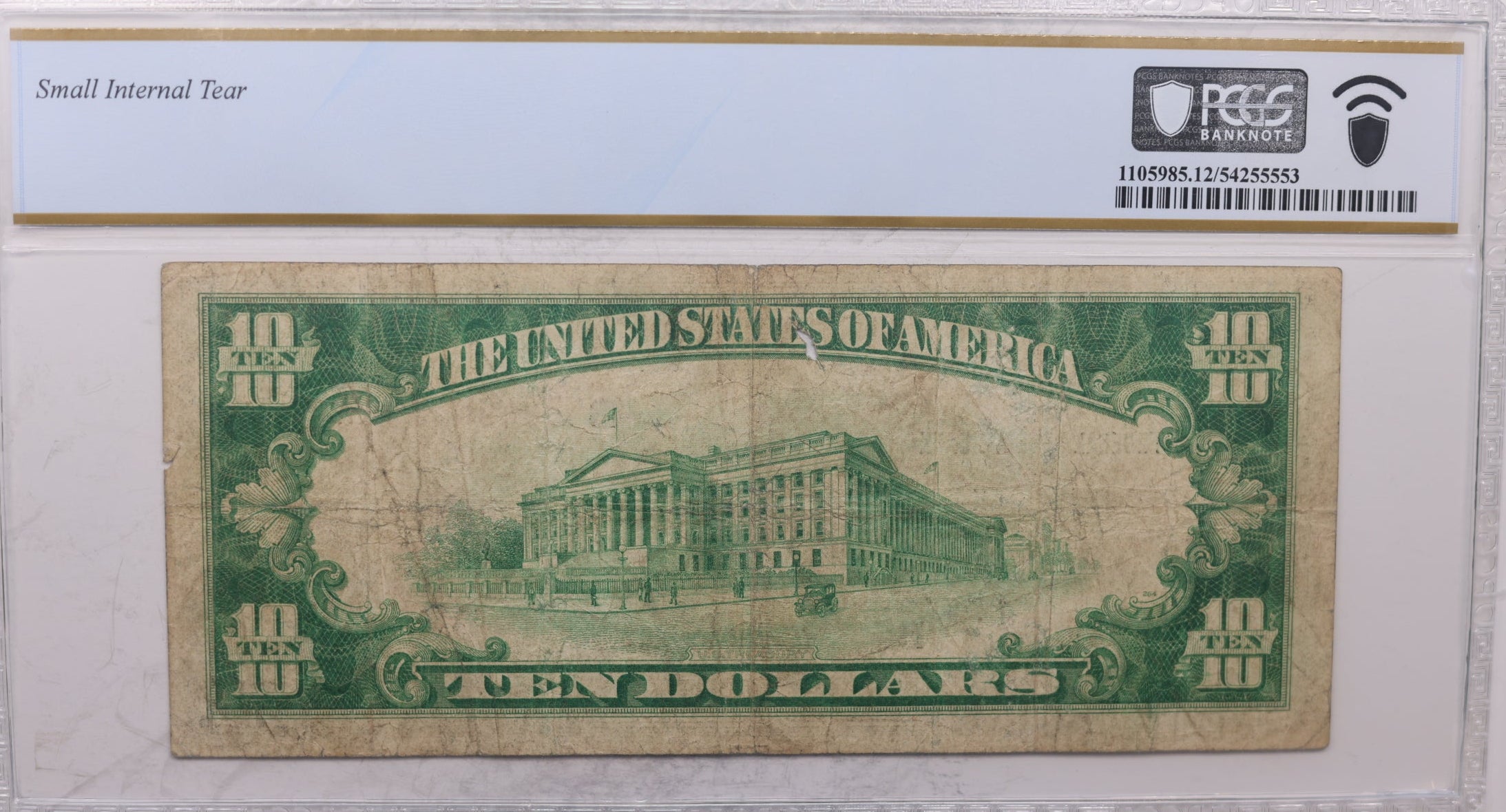 1929 $10, Federal Reserve Note, Fr: 1860-B, PCGS Certified Fine-12, Store GFRB013.