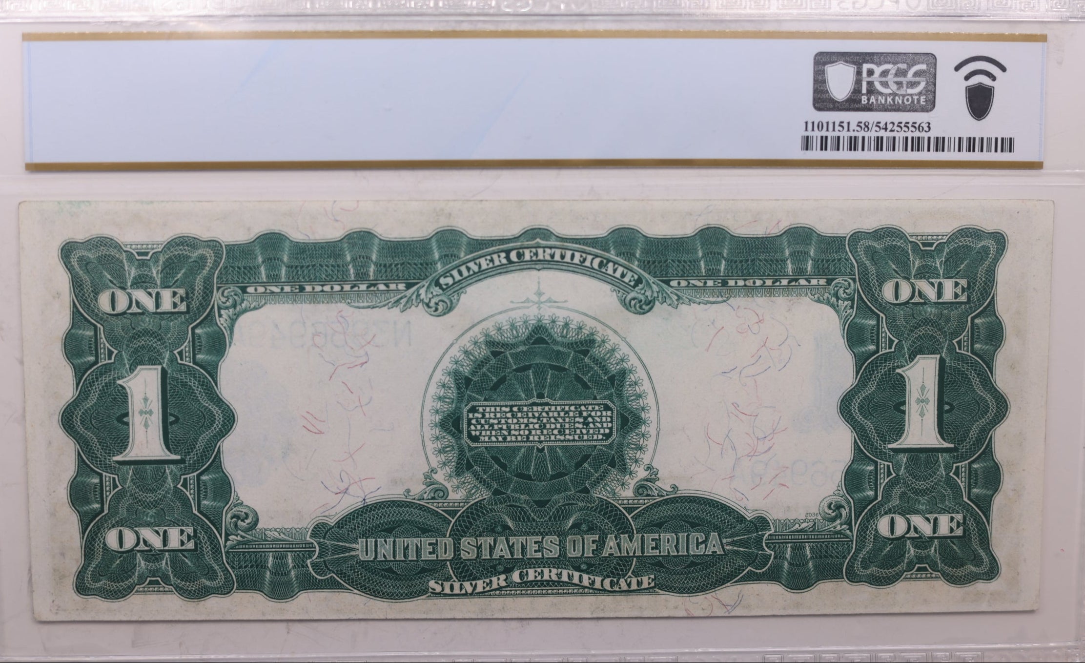 1899 $1, Large Size Silver Certificate, Fr. 236, PCGS AU-58, Store Sale #GLSC011.
