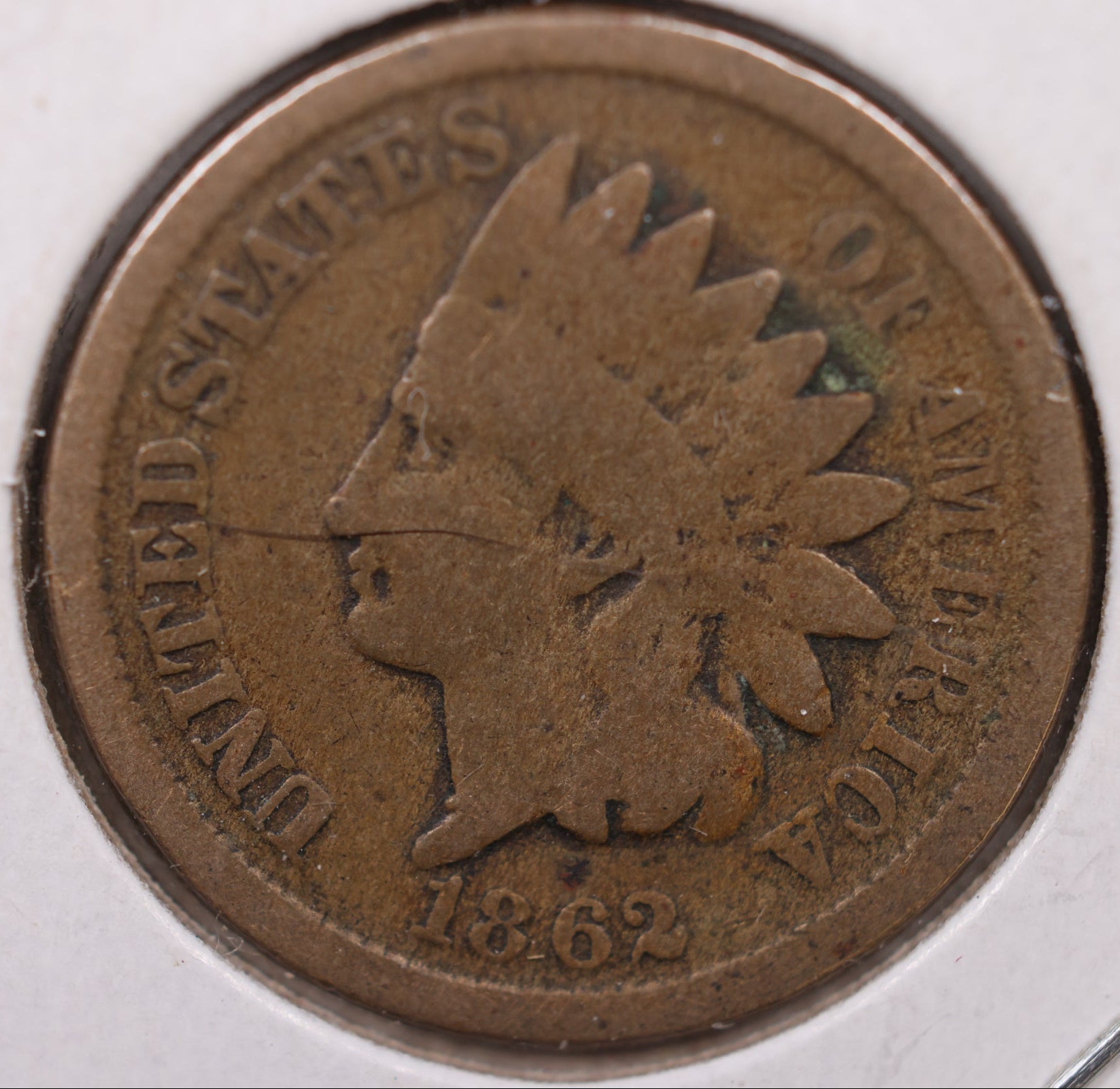 1862 Indian Head Cent, Good Circulated Coin, Store #CT0908
