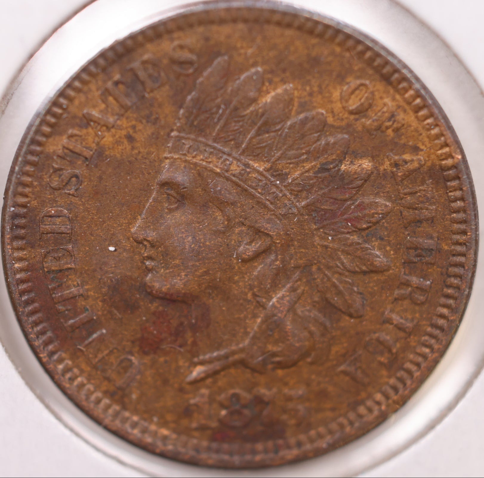 1875 Indian Head Cent, About Uncirculated Coin, Store #CT0911