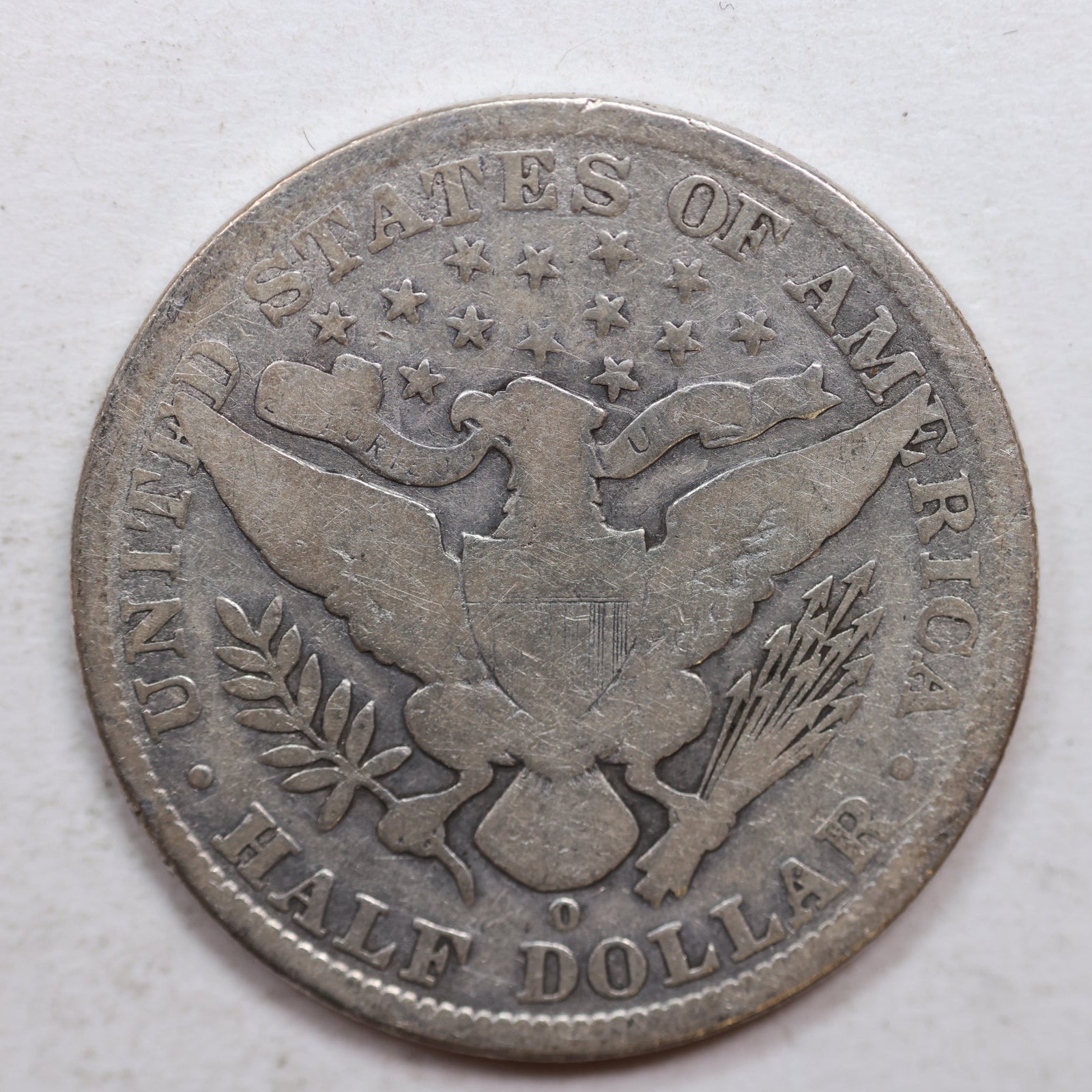 1892-O Barber Silver Half Dollar, Good+ Details, Circulated Coin, Store #HR1046